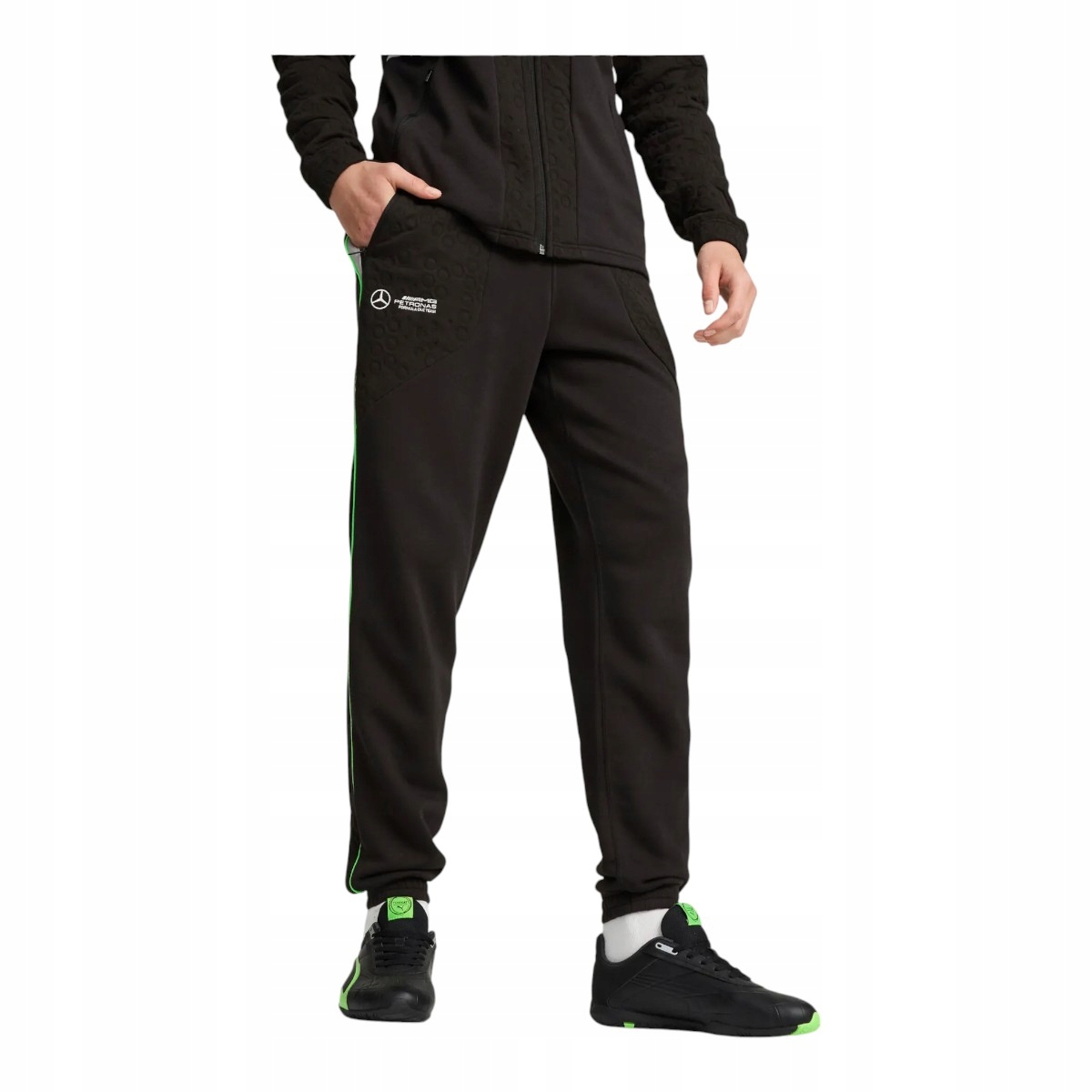 Puma Pánské Teplákové Kalhoty MAPF1 Sweat Pants Černé vel. L