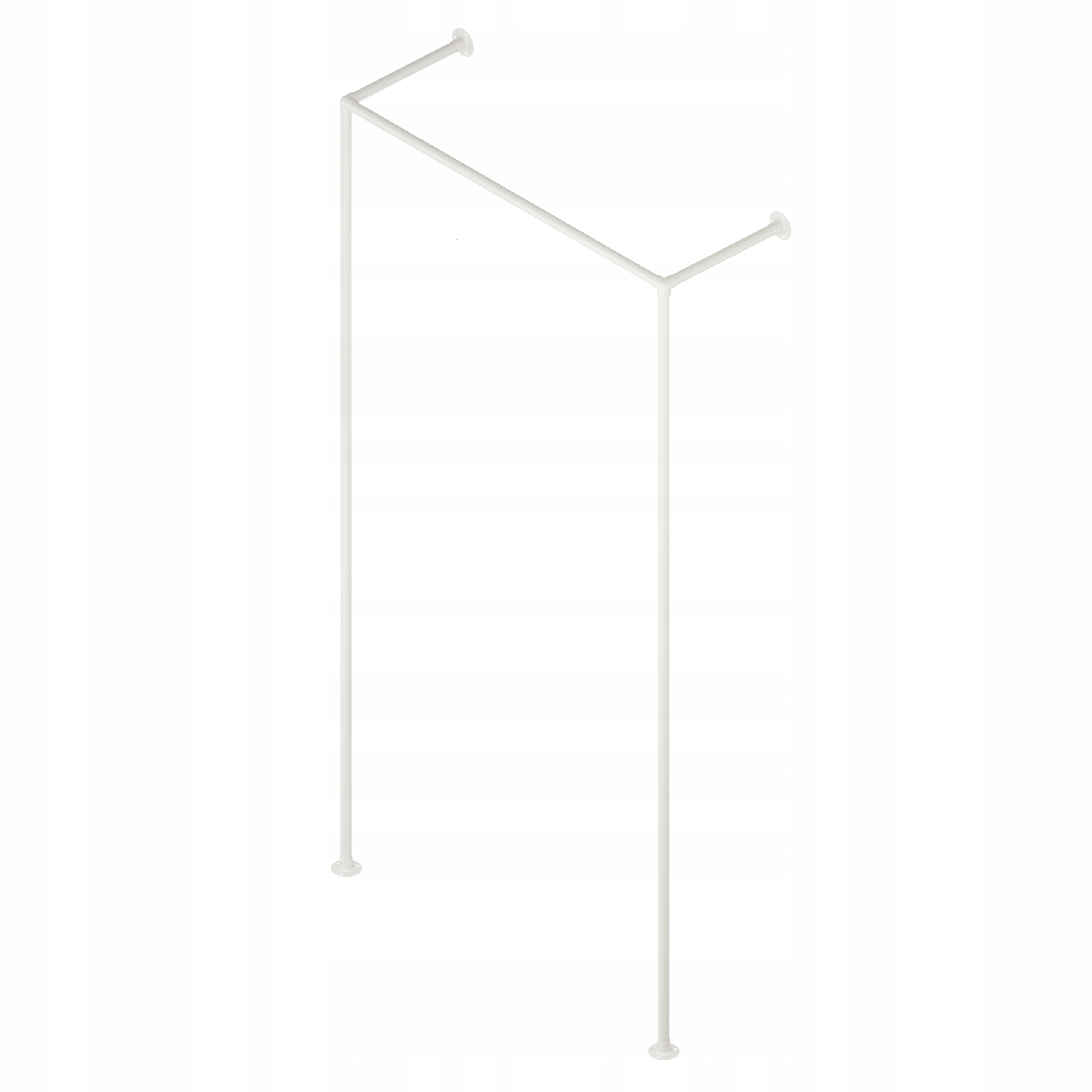 Tyč Na Oblečení Věšák Na Stěnu Loft 203x102cm fi 25mm Hotse Kašmír