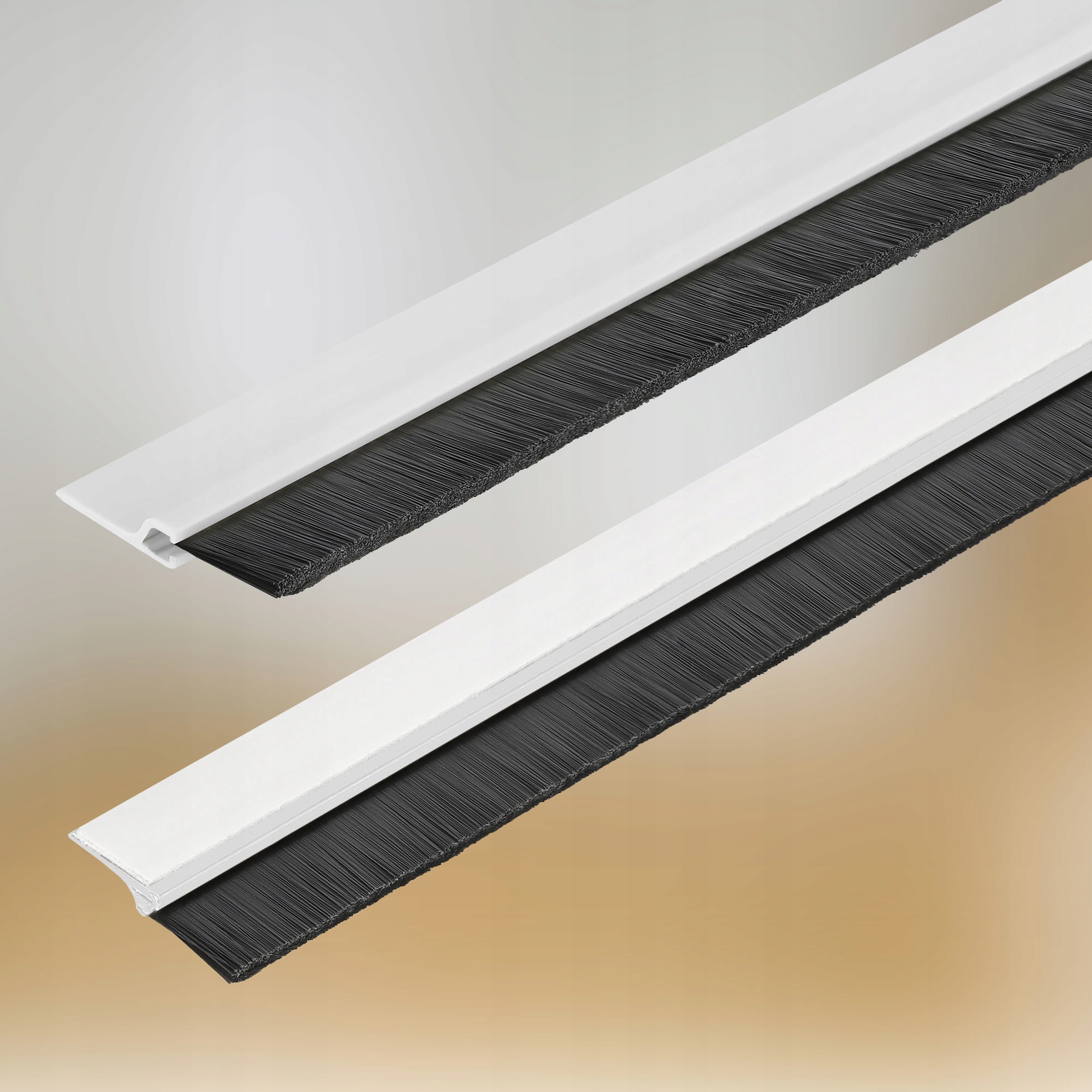 LISTWA SZCZOTKOWA DRZWIOWA 1 USZCZELNIAJĄCA BIAŁA DO DRZWI SAMOPRZYLEPNA Waga produktu z opakowaniem jednostkowym 0.183 kg