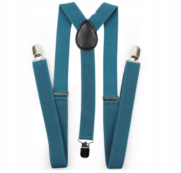 SZELKI do spodni MĘSKIE turkusowe / morskie