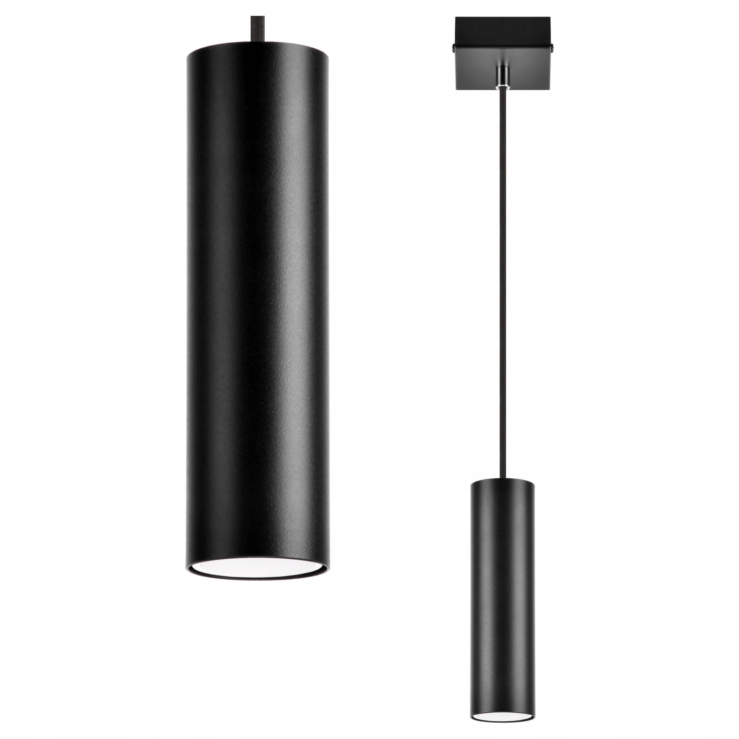 Metalowa Lampa Wisząca Loft Nowoczesny Żyrandol Nad Stół 1xGU10 Led Roller