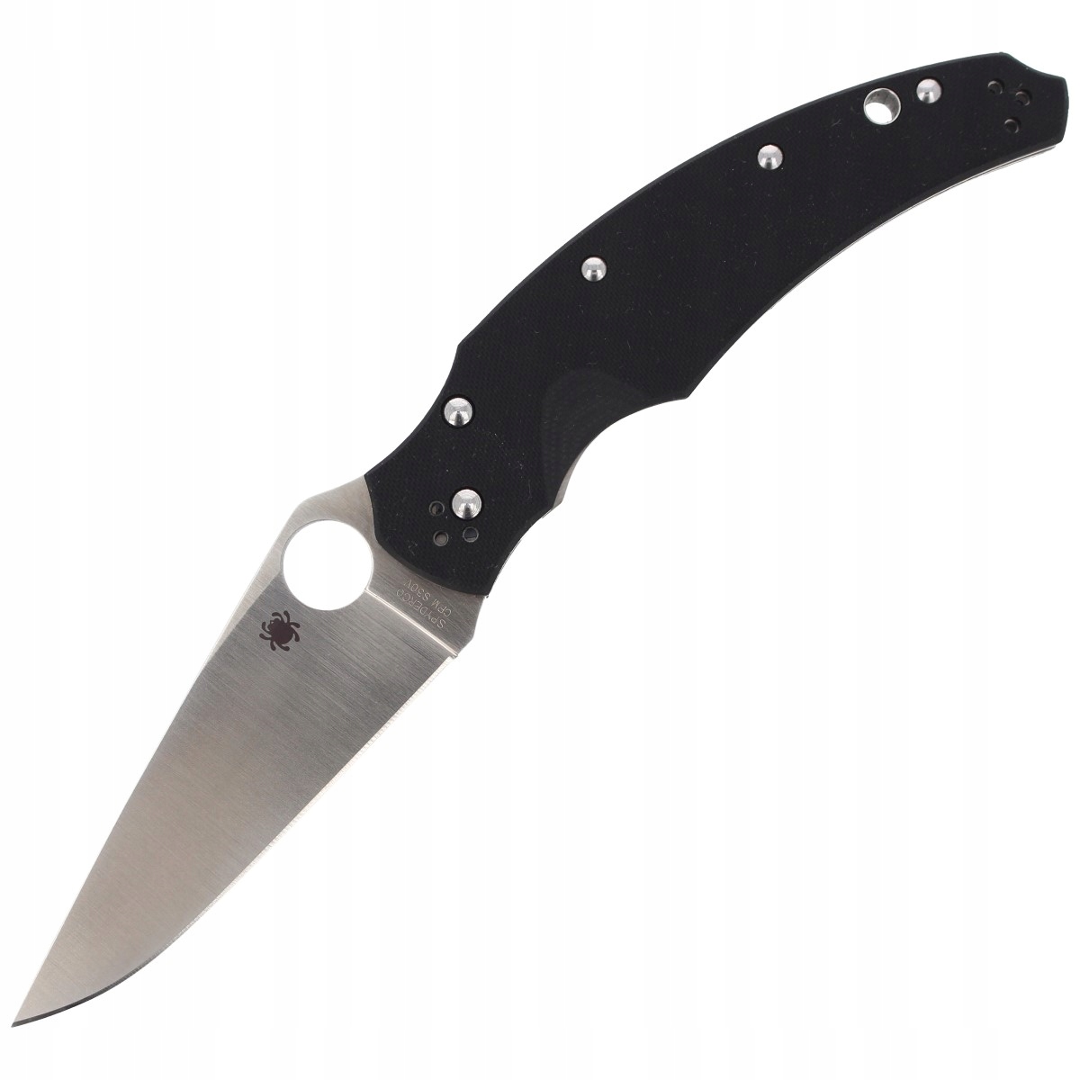 Nůž Spyderco Opus Black G-10 Plain (C218GP)
