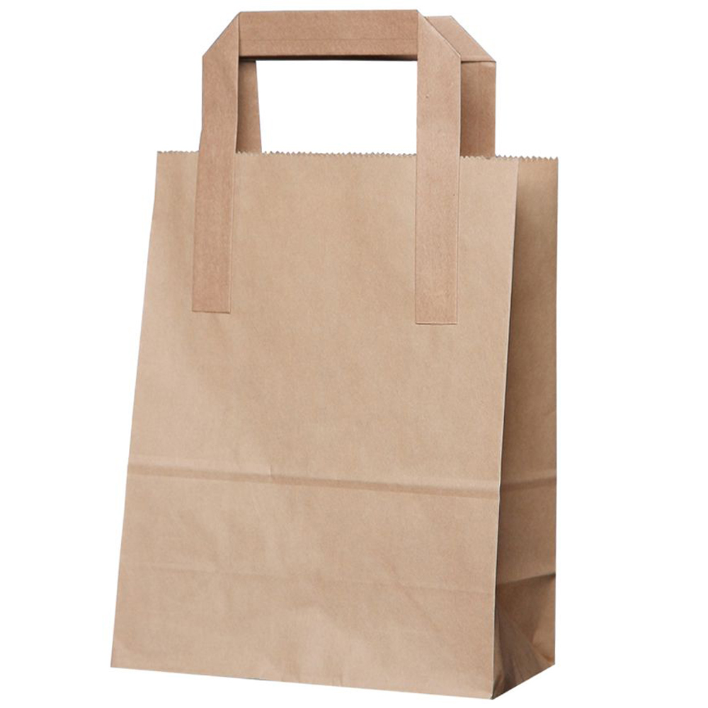 

Torba Papierowa szara z 18 x 8,5 x 23 cm 10 szt.