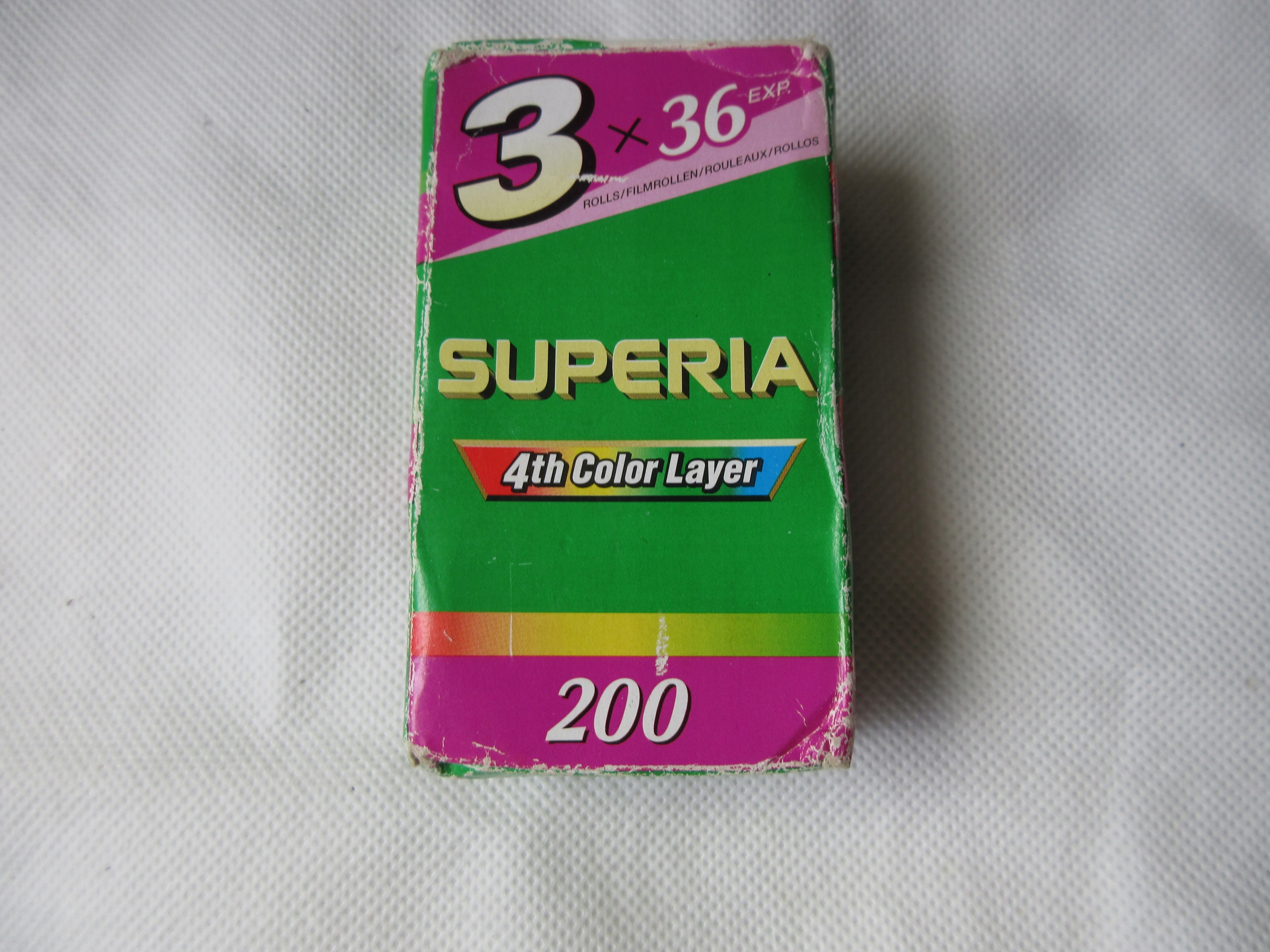 3 Pack Klisza Film Fujifilm Superia 200 36x3 Nowy