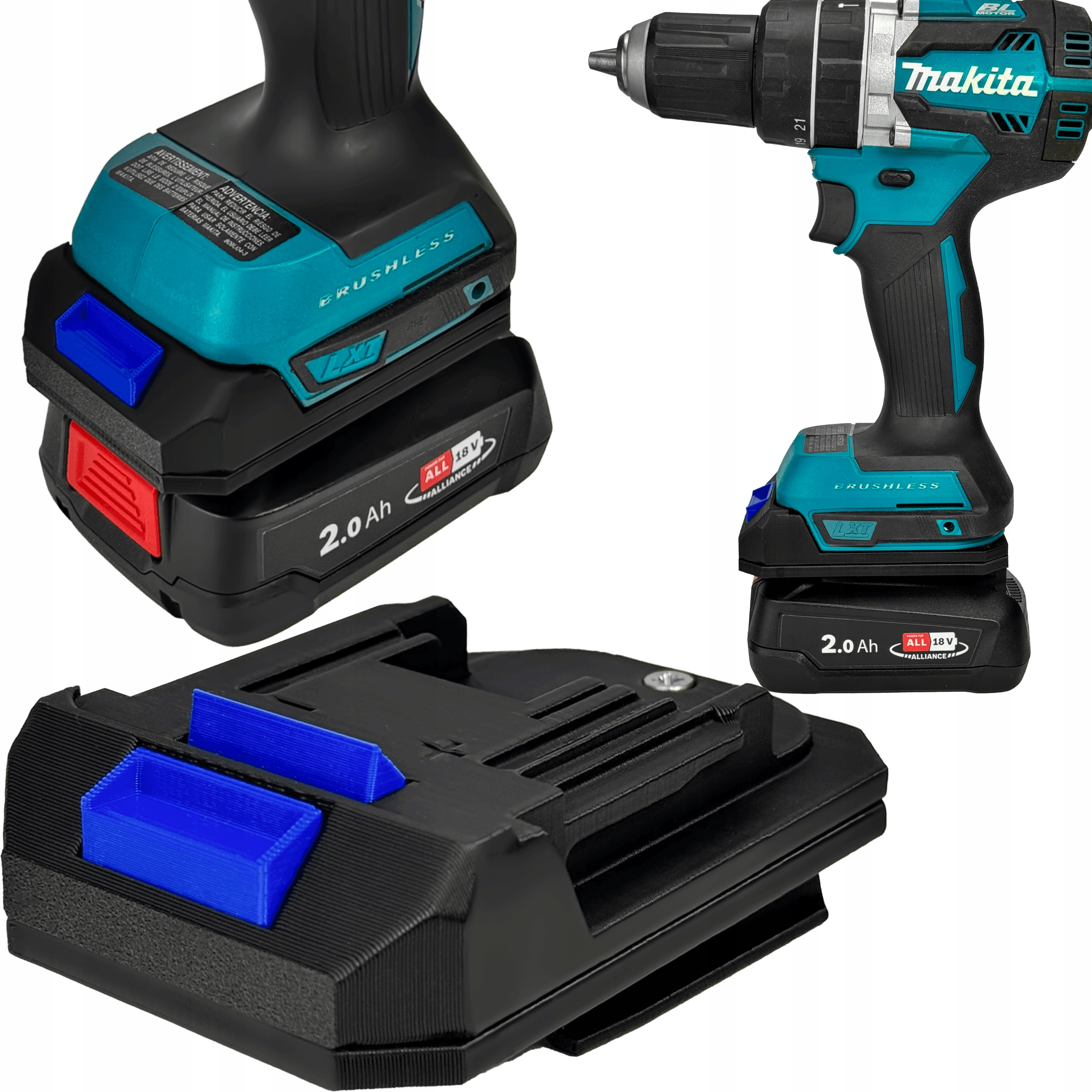 Adaptér Adaptéru Z Nástroje Makita 18V Pro Baterie Bosch Pba 18V