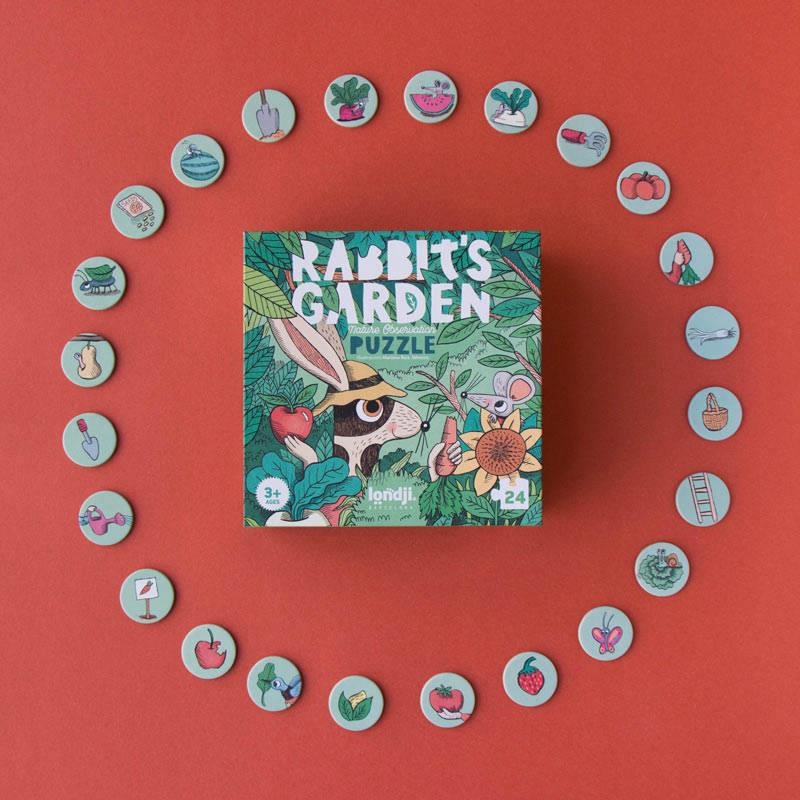 Puzzle dla dzieci Ogród Króliczków | Londji Bohater brak