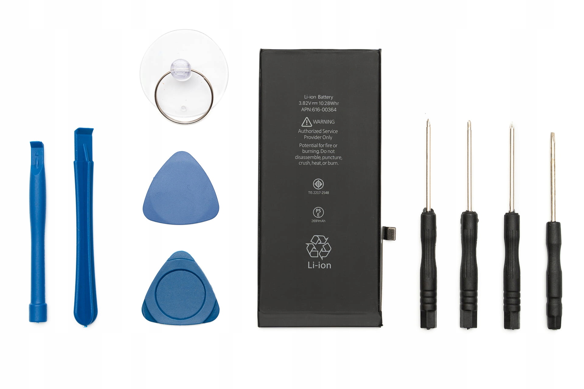 Bateria Akumulator do iPhone 8 Plus 2691 mAh - Zestaw Narzędzia Klej Wlepka Stan opakowania oryginalne