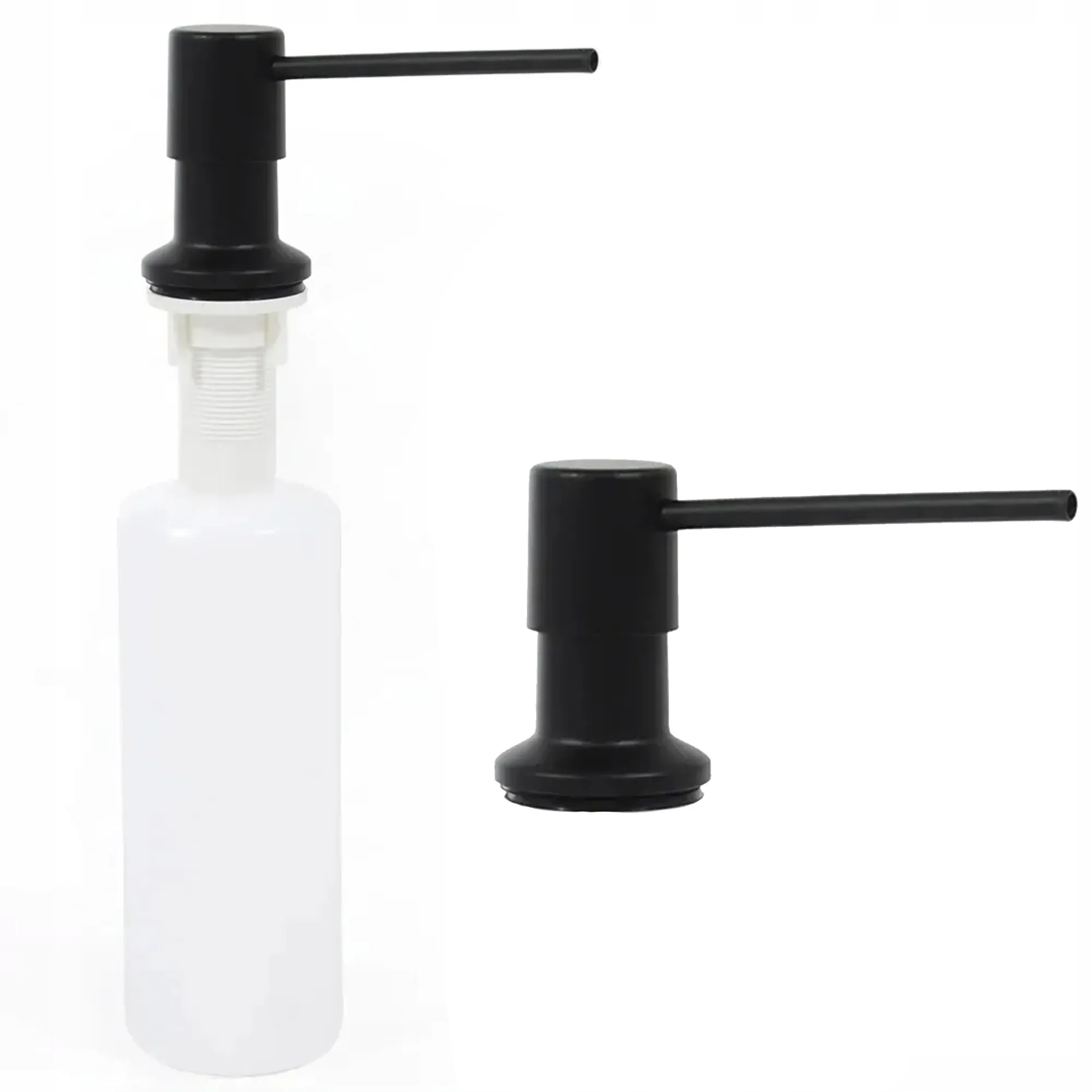 DOZOWNIK DO PŁYNU Do Kuchni DO NACZYŃ NA ZLEWOZMYWAK ZLEW 500 ml CZARNY