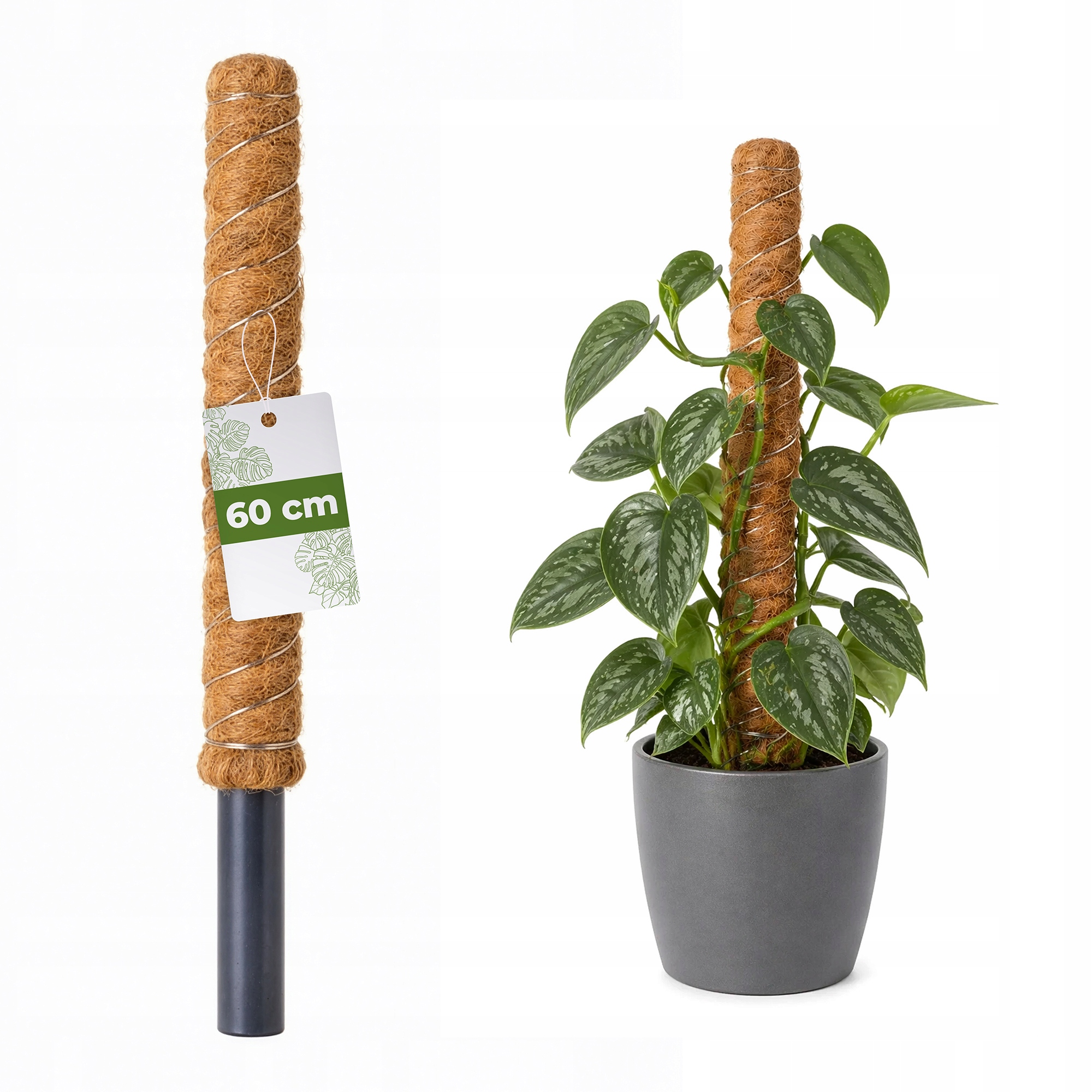 Palik Kokosowy 60cm 32mm Podpora do Roślin Pnących
