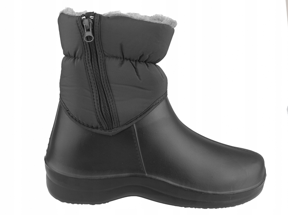 ŚNIEGOWCE DAMSKIE ZIMOWE KALOSZE KOZAKI Z ZAMKIEM PIANKOWE Rozmiar 40