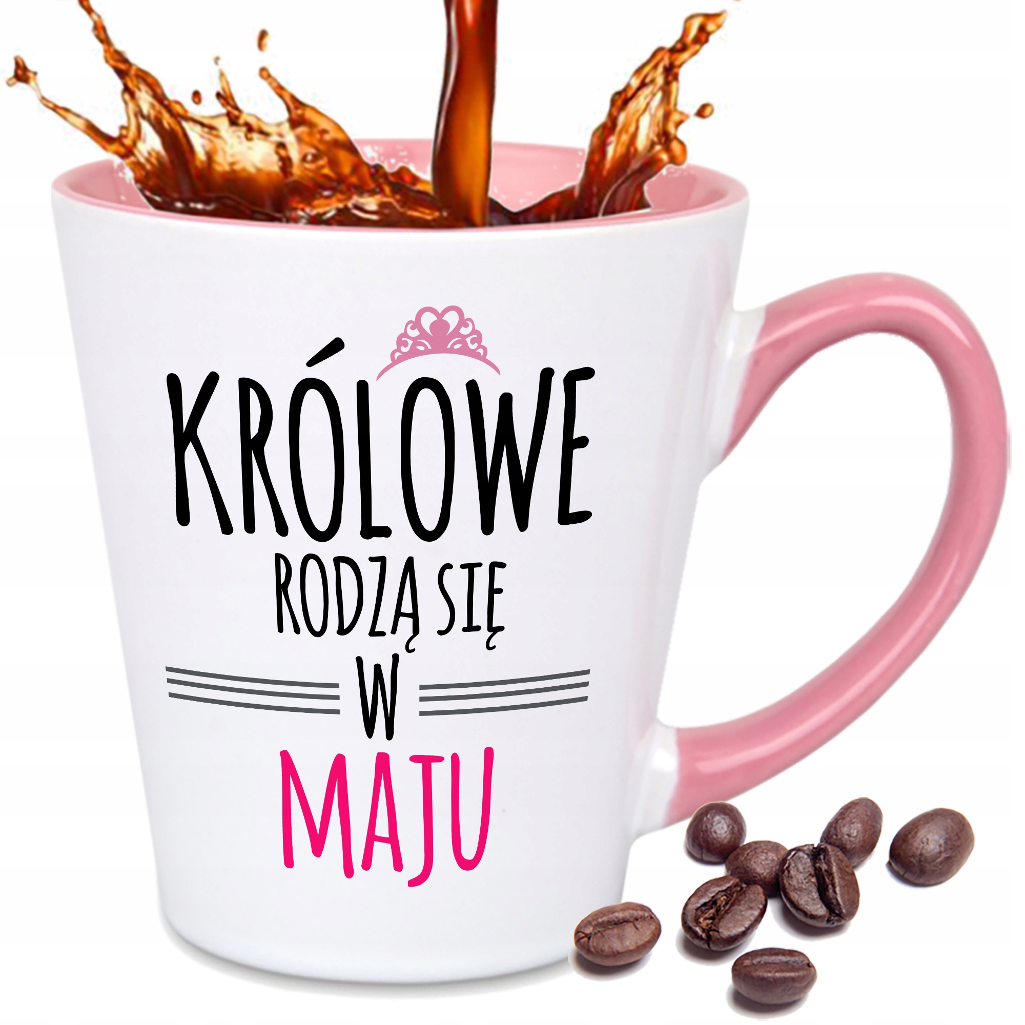 

Kubek Latte Na Urodziny Maju Królowe