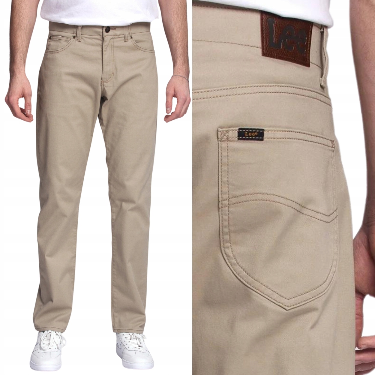 Lee Straight Fit Mvp Extreme Motion pohodlné kalhoty W32 L34