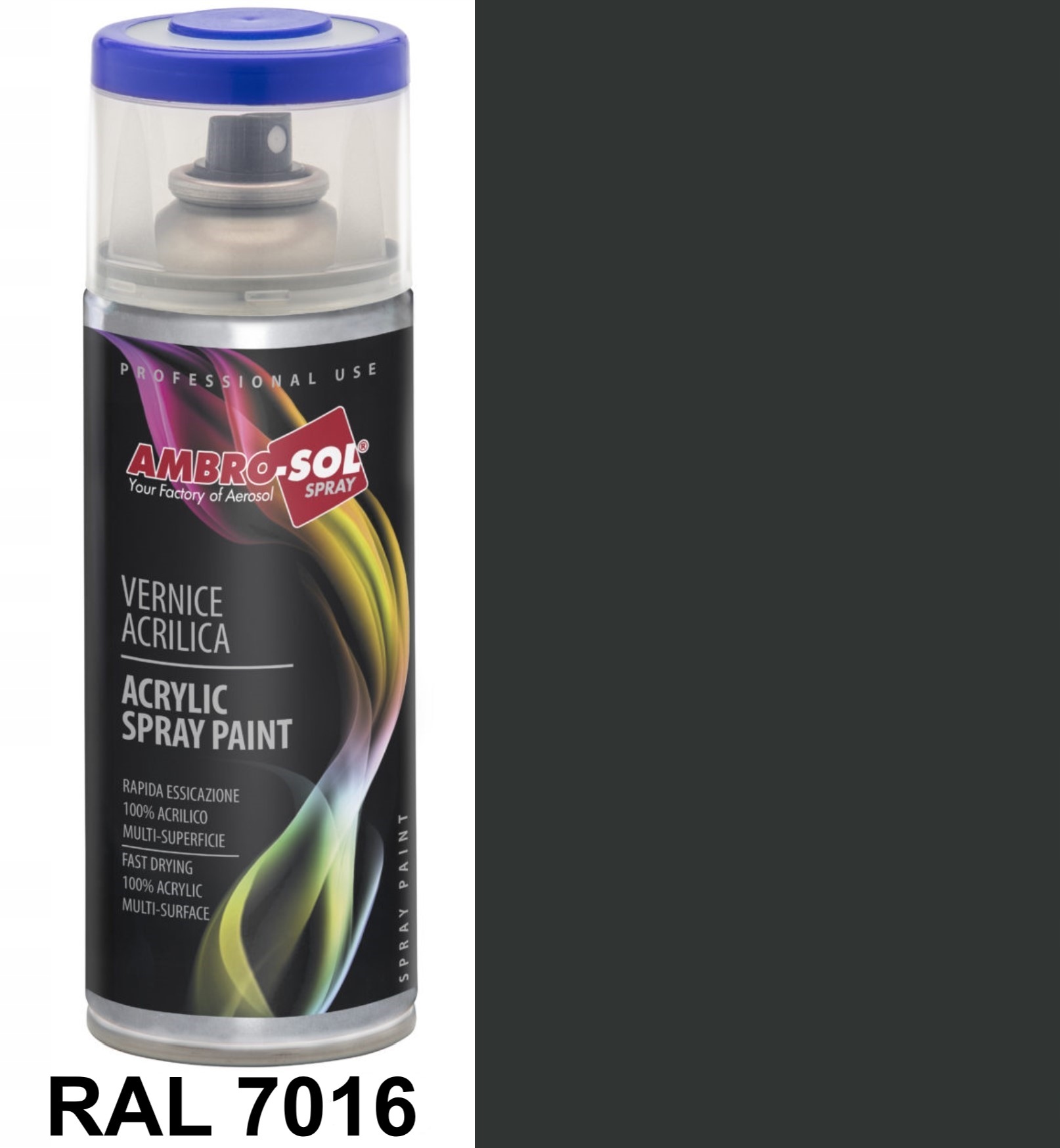 

7016 Ral Lakier Akrylowy Farba Spray Ambrosol