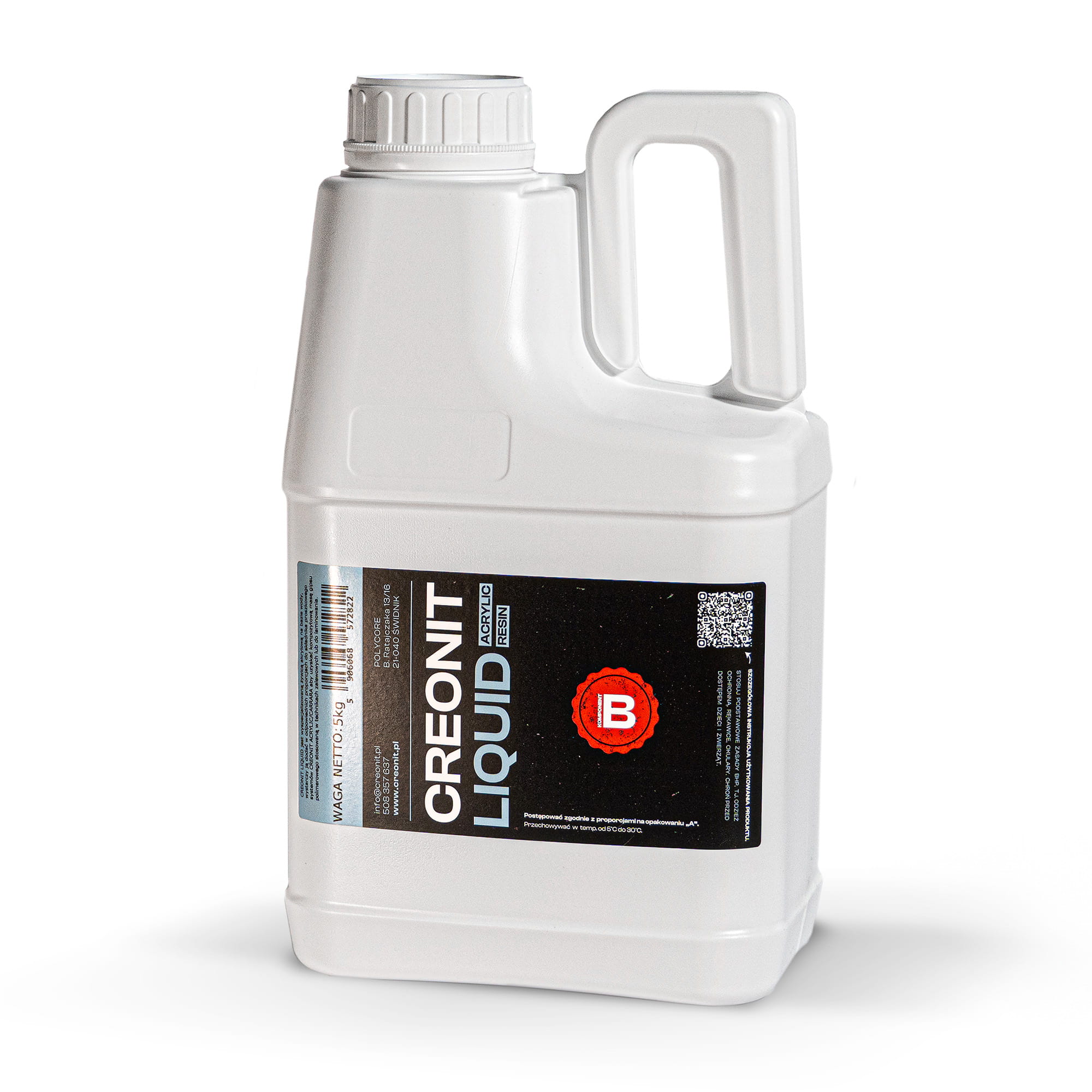 Creonit Liquid (složka B pro systém Acrylic, Carrara Bianco/nero)) 5kg