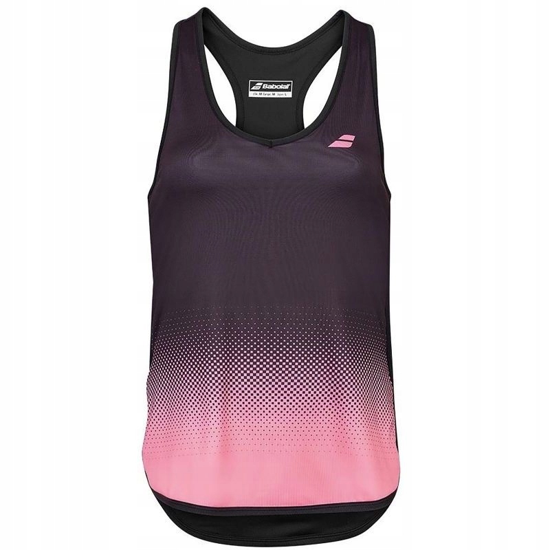 Dámské tílko Babolat Compete, černé/ Pink M