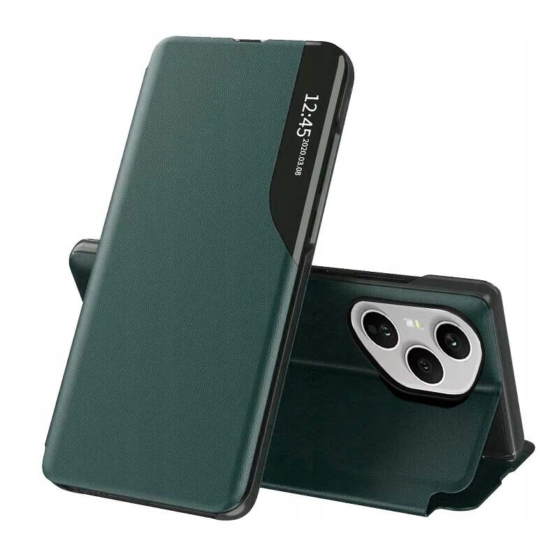 Techsuit etui eFold Series do Honor 400 Pro ciemnozielone