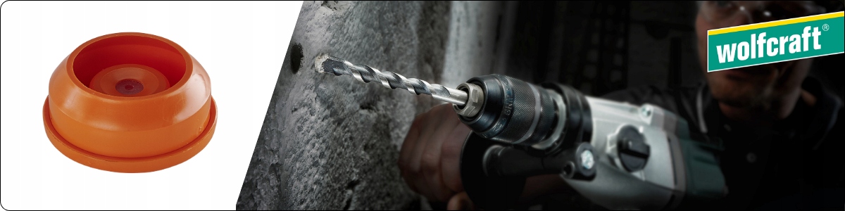 POCHŁANIACZ PYŁU KURZU NA WIERTARKĘ OSŁONA PRZECIWPYŁOWA WOLFCRAFT 290000 Rodzaj osłona