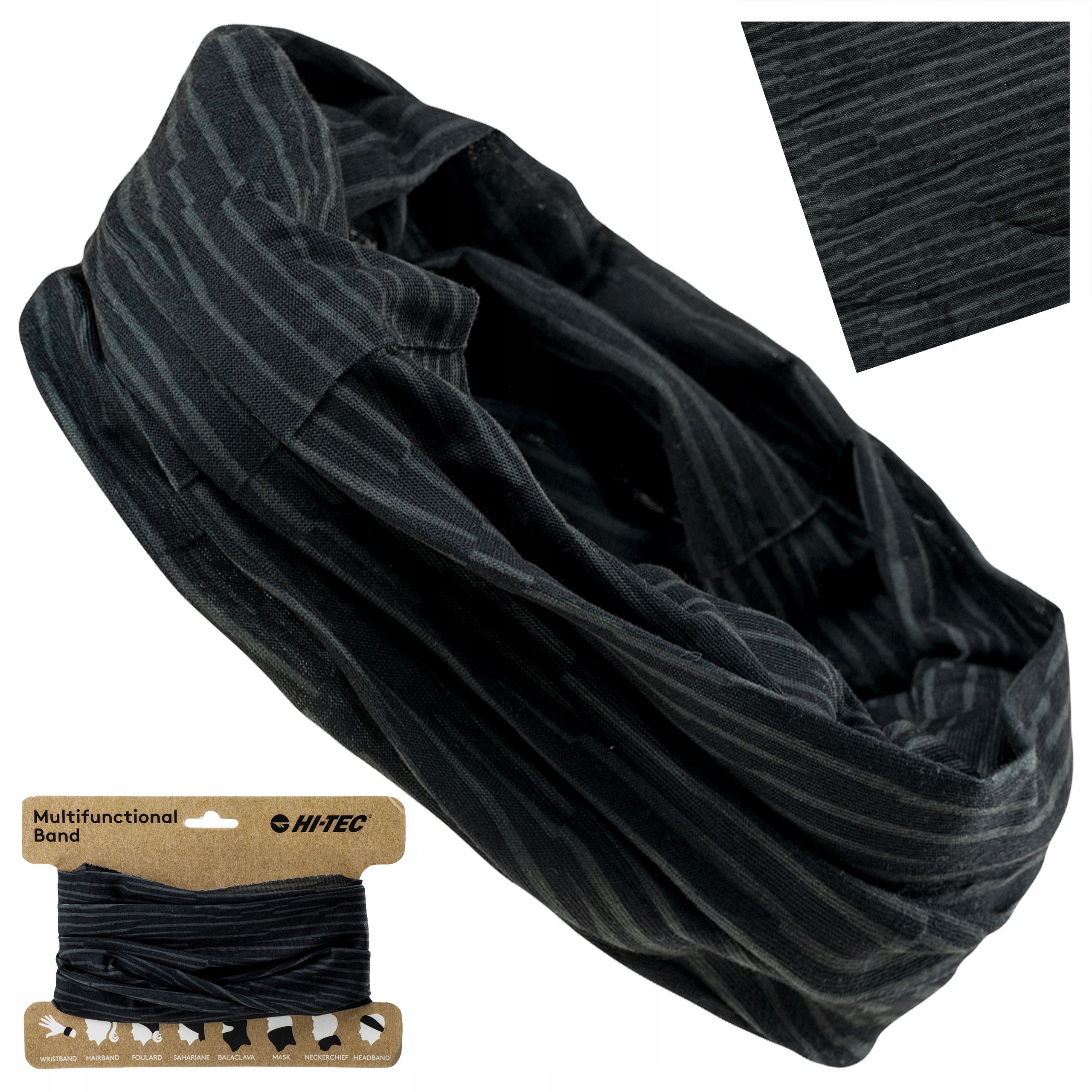 KOMIN HI-TEC TEMI CHUSTA WIELOFUNKCYJNA BANDANA CZAPKA ROZMIAR UNIWERSALNY