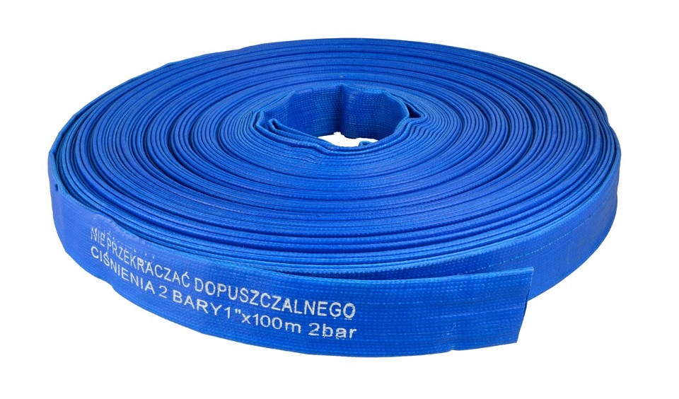 

Wąż Gumowy 1'' 100m Wody Pcv Pompa Strażacki Geko