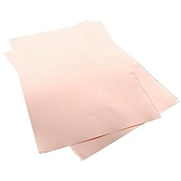 Folia Miedziana Arkusz 20X50CM, Grubość 0.1MM