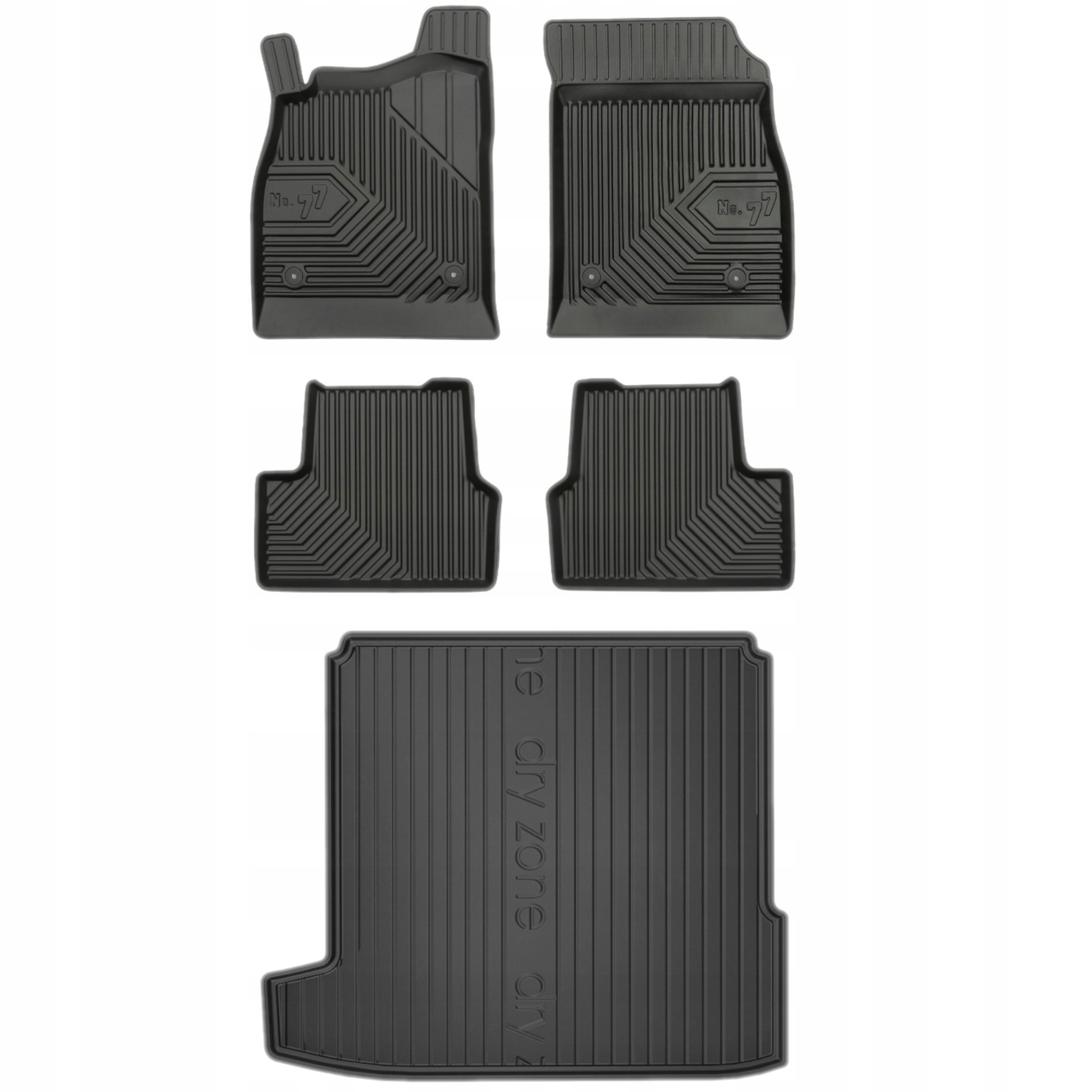 Gumové rohože rohož Opel Astra 4 sed.12- s kolesom