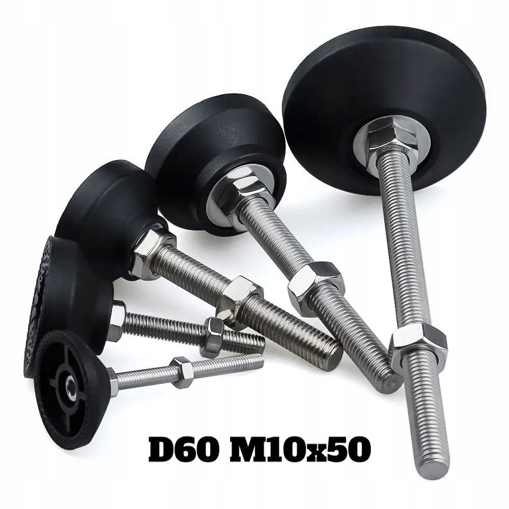 Regulovatelná noha pro Cnc 3D stroje V-slot D60 M10x50