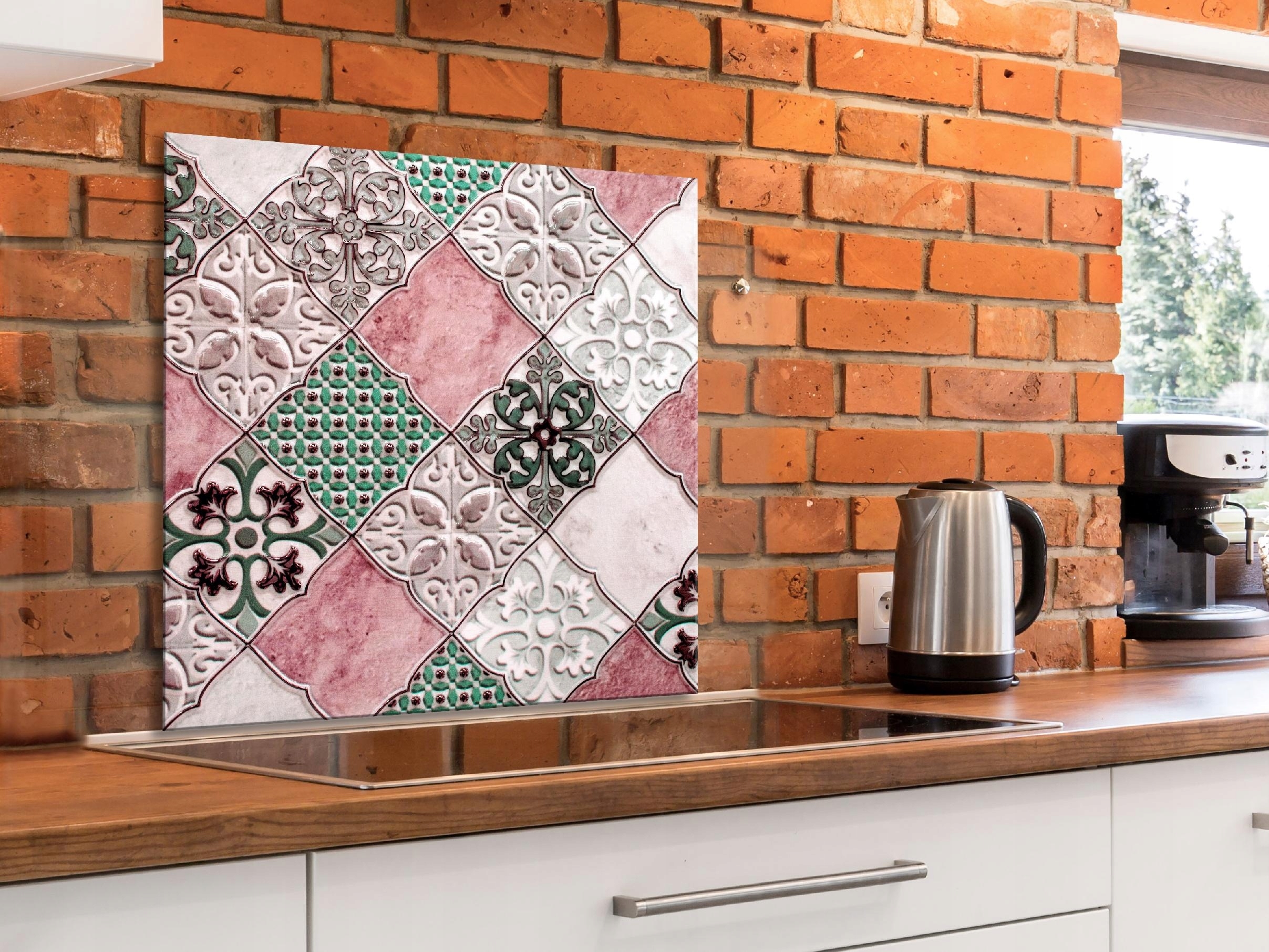Skleněný Kuchyňský Panel 80x80 f-B-0297-aq-a