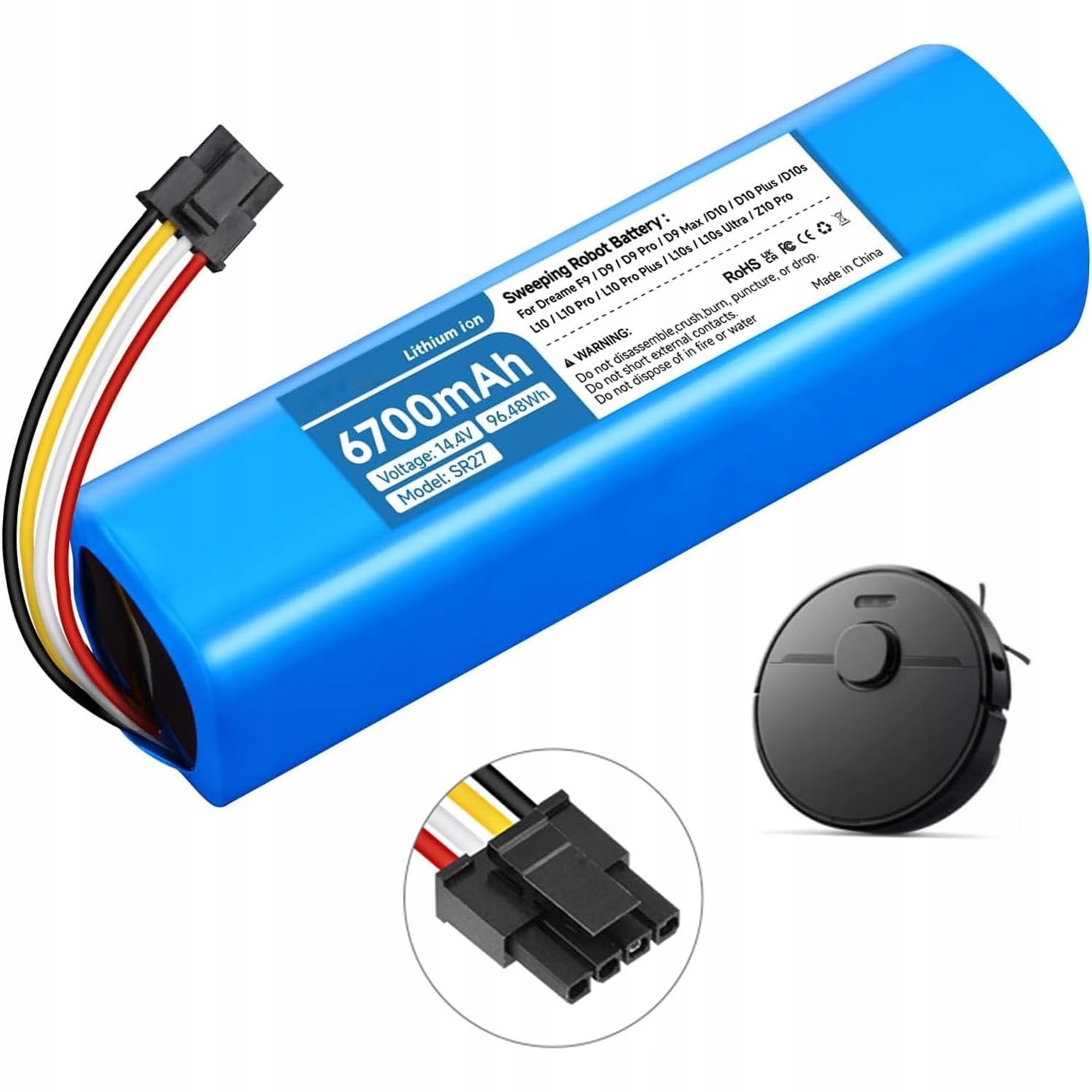 Bateria Akumulator do Xiaomi Mi Robot Vacuum Mop S4/S5/S6/S7 14.4V 6700 mAh