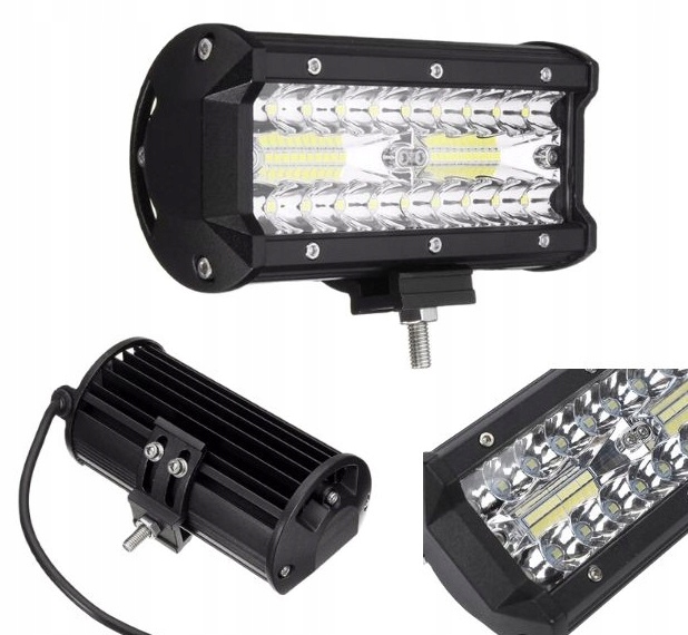 MOCNA LAMPA ROBOCZA 120W 40 LED ledbar HALOGEN 12V 24V HOMOLOGACJA