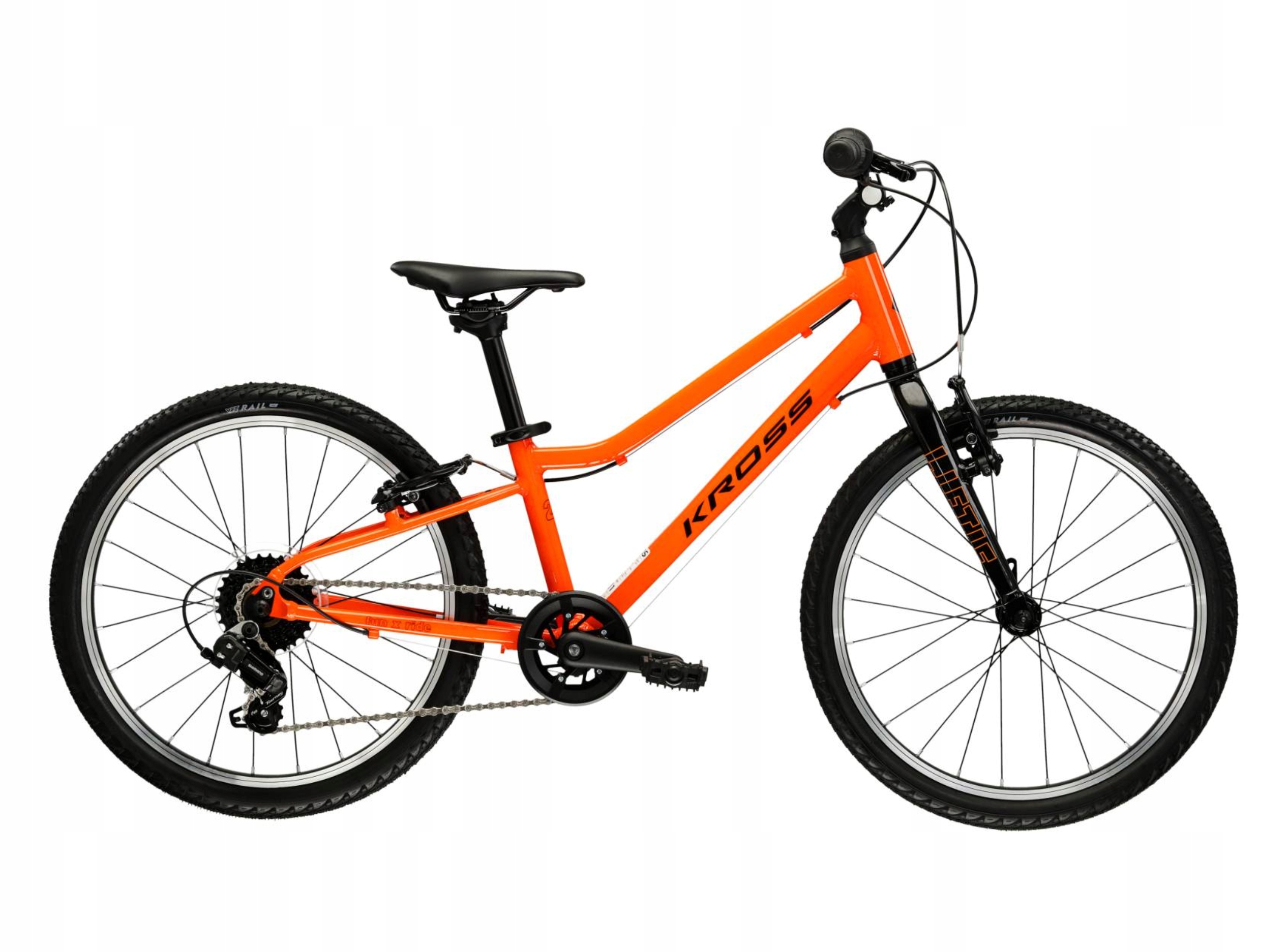 Rower dziecięcy Kross Liftie U koło 20" pomarańczowy złożony i wyregulowany
