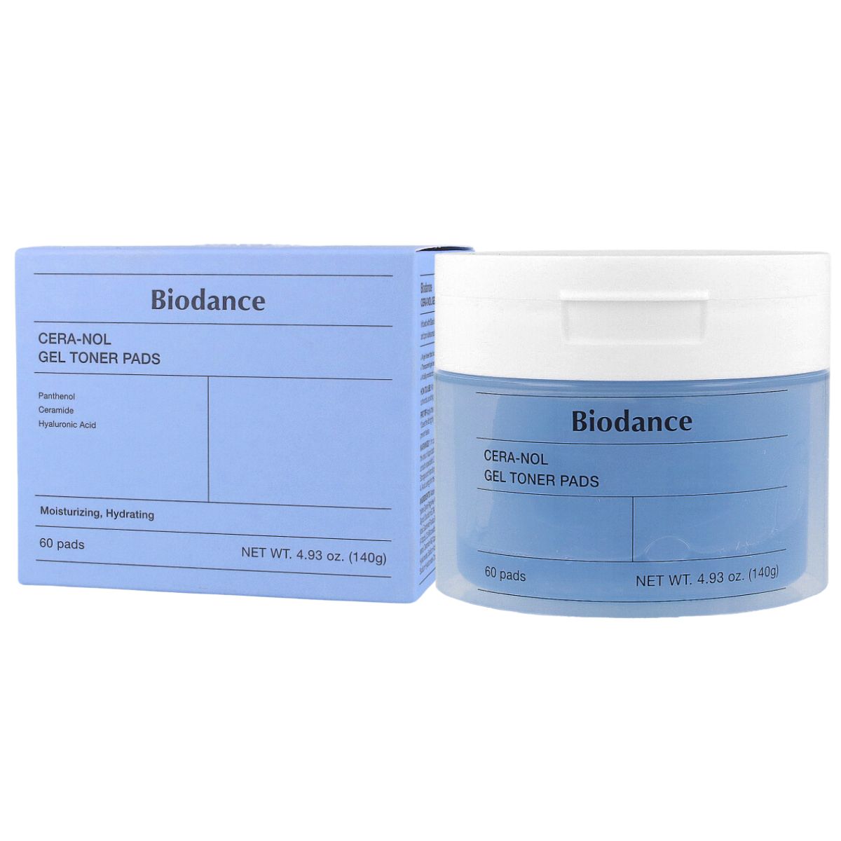 Biodance Cera-nol Gel Toner Pads 60 Pads – tonizující vločky
