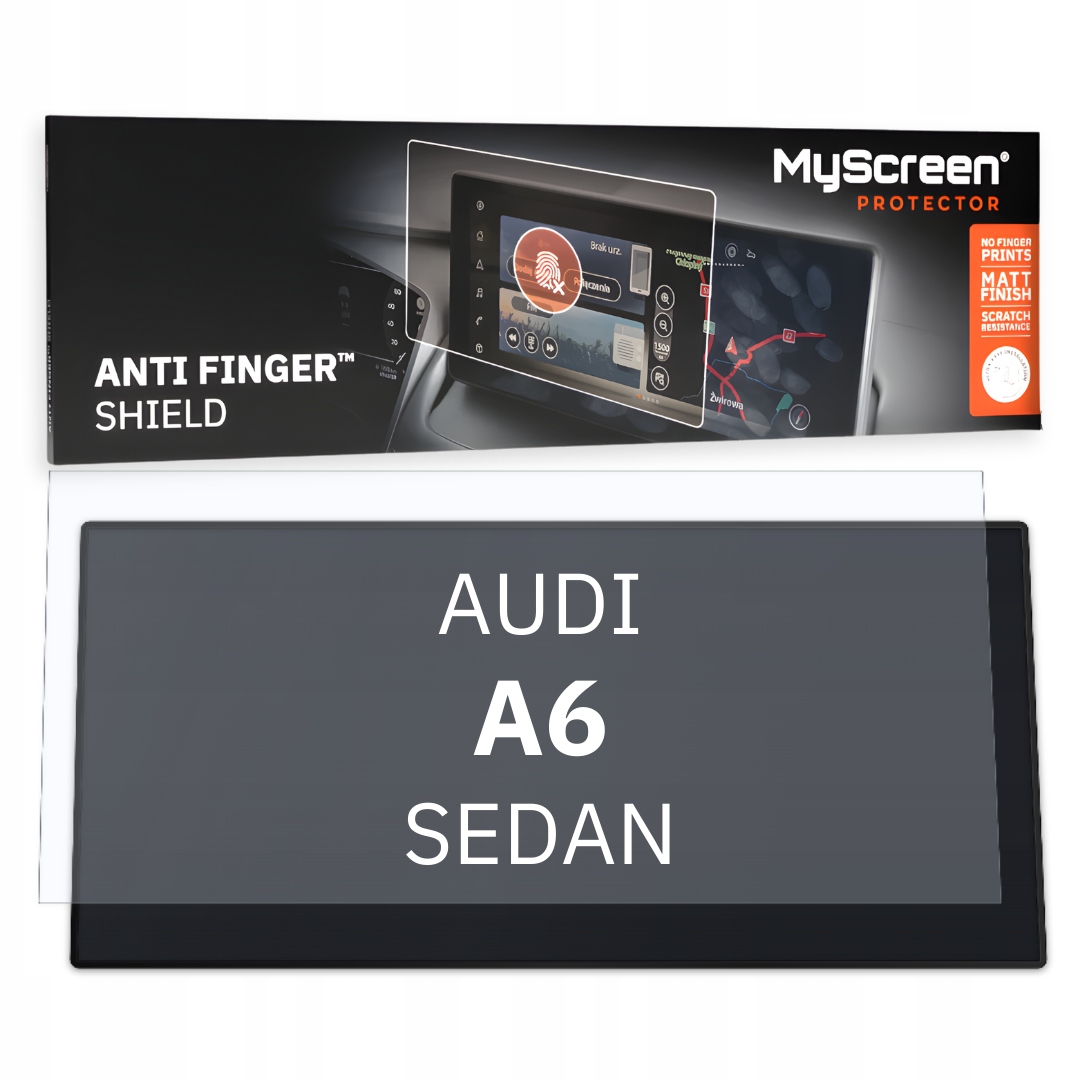 Matná fólie pro Audi A6 Sedan 2018 2024 Control Panel 8,6" MyScreen