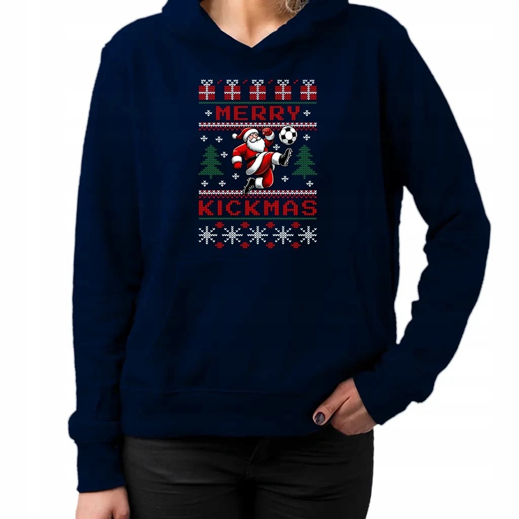 Merry Kickmas mikina s potiskem dárek pro ni XL