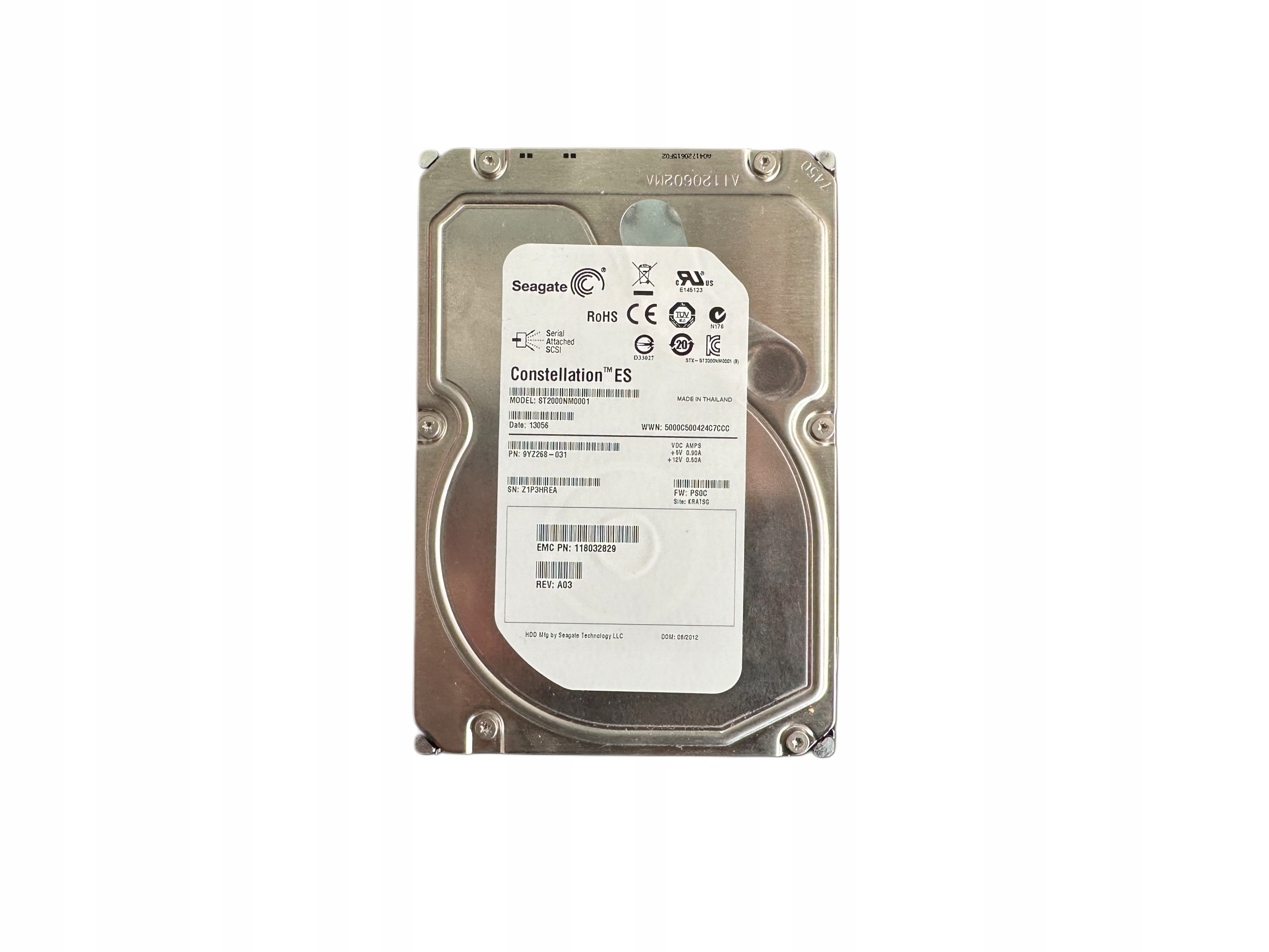 Dysk twardy Seagate Barracuda ST2000NM0001 2TB SAS 3,5