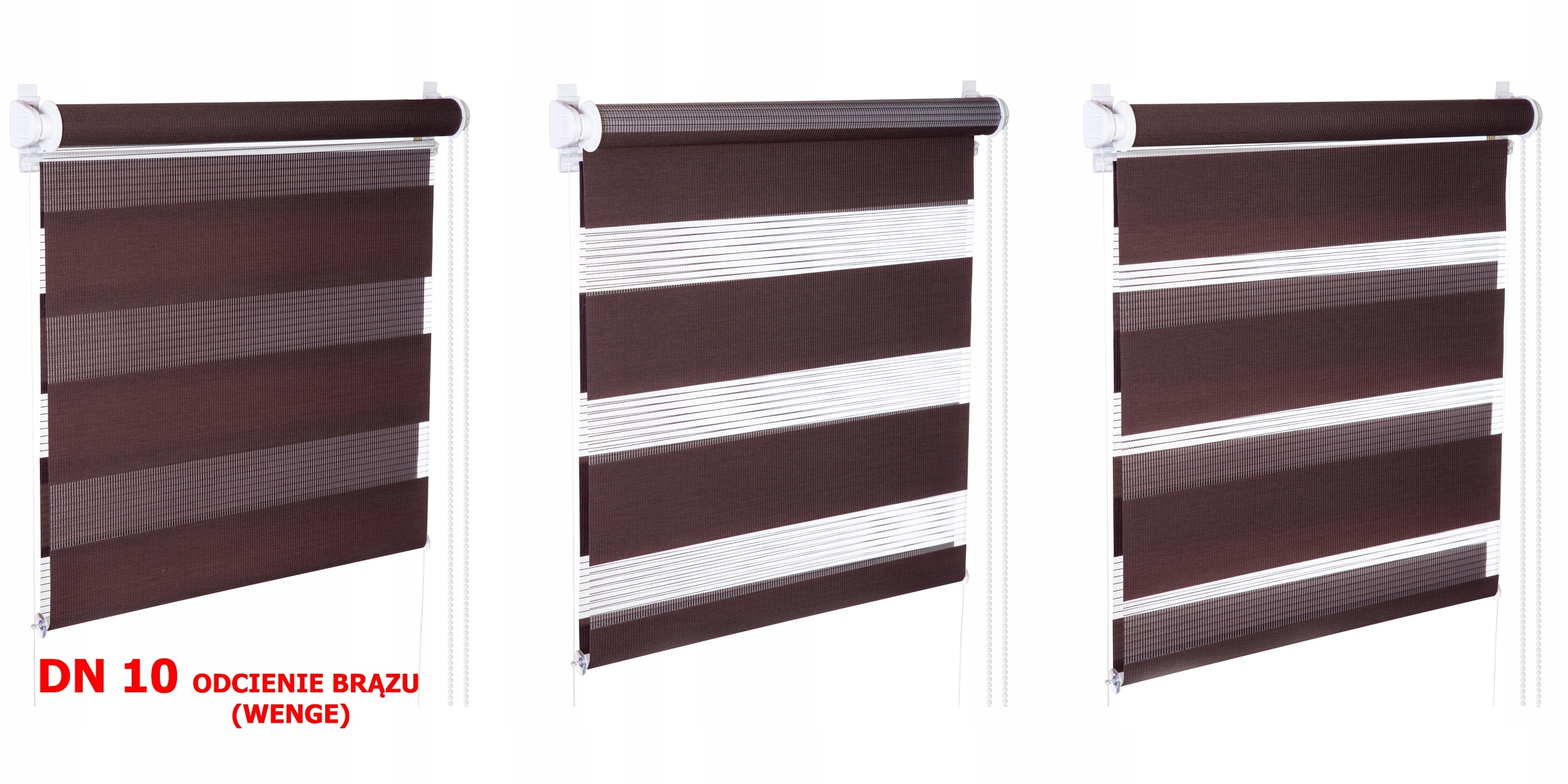 Roleta Dzień Noc z PROWADNICĄ 105x230 13 KOLORÓW Waga produktu z opakowaniem jednostkowym 2 kg