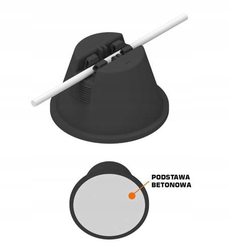 

Uchwyt Betonowy W Tworzywie Podstawa Beton
