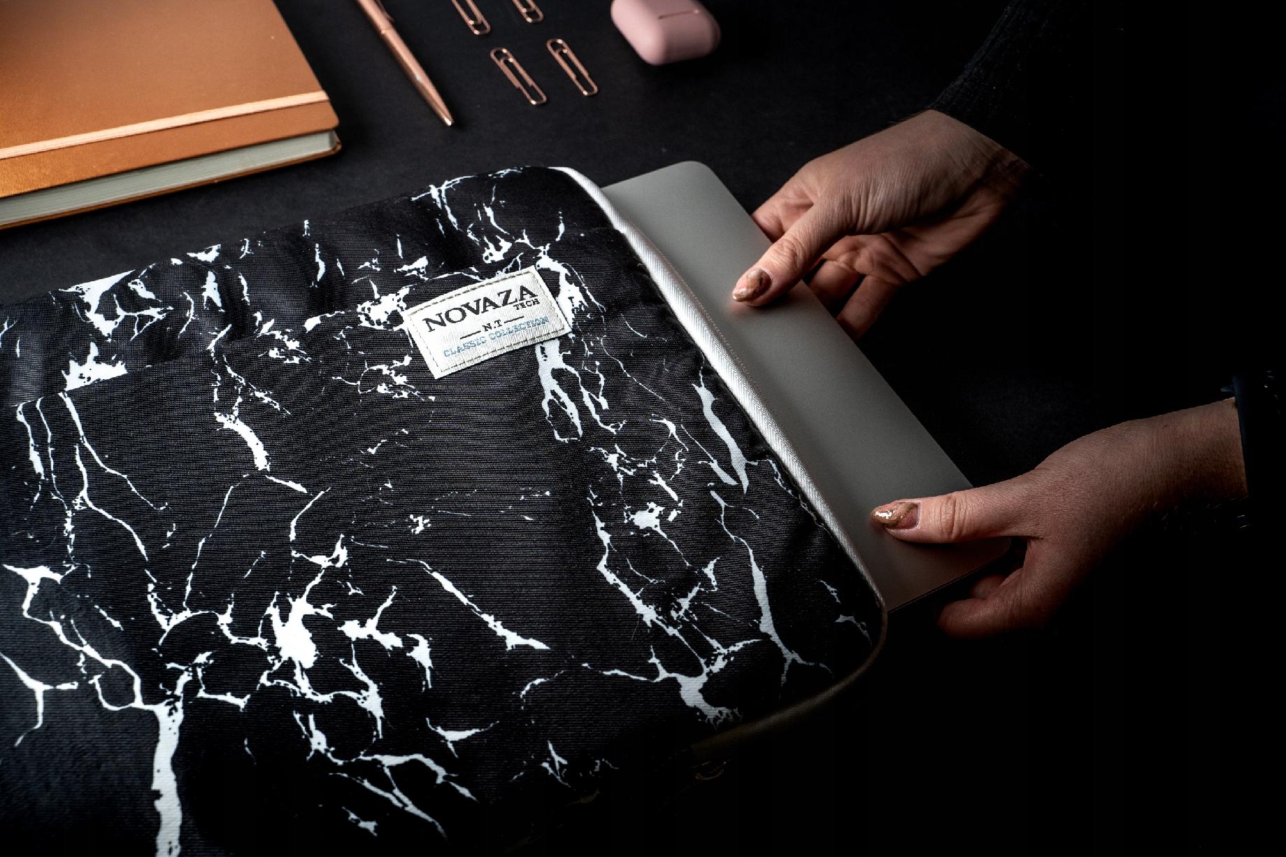 ETUI POKROWIEC TECZKA AKTÓWKA DO LAPTOPÓW 15" 15,6" CALI INCH TORBA NOVAZA Wielkość matrycy 15.6