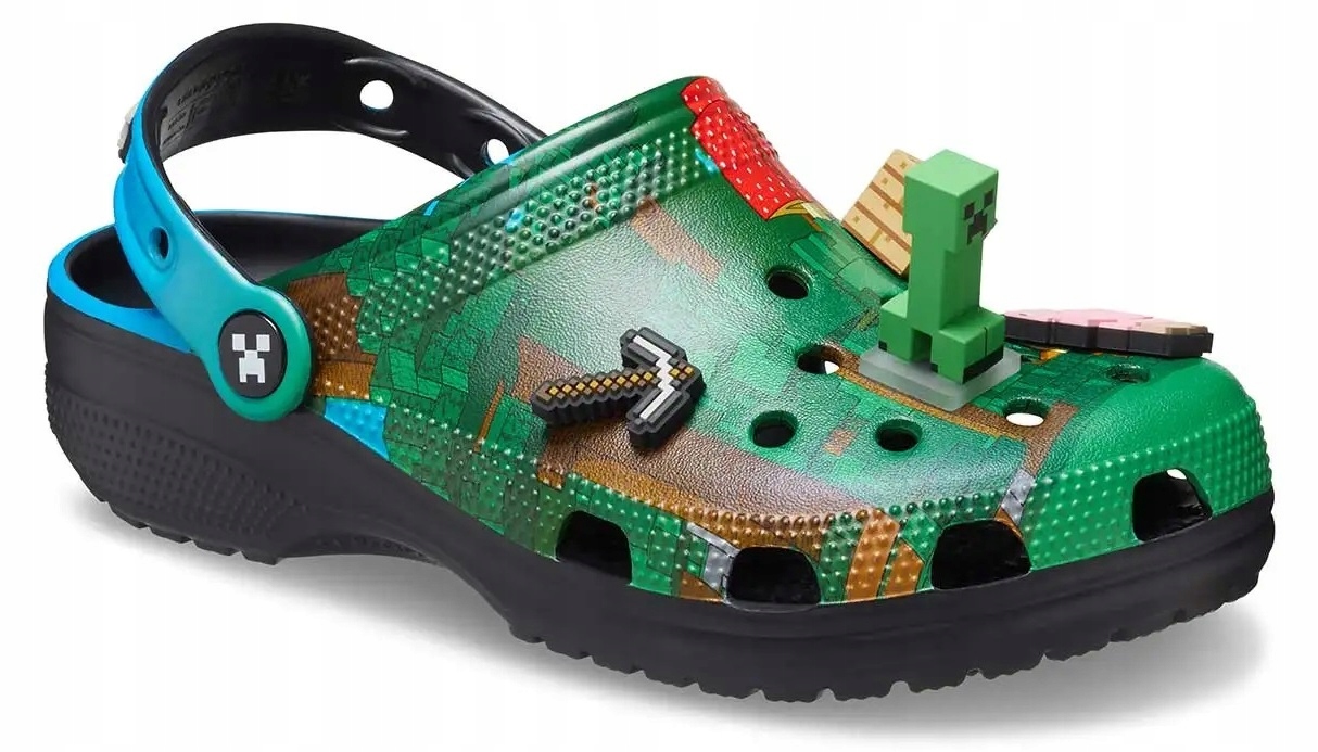 Crocs 210829-90H Classic Minecraft Clog barevné nazouváky M9 42-43