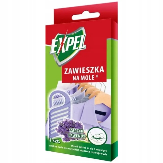 

Expel Zawieszka na mole Lawenda, 1 sztuka