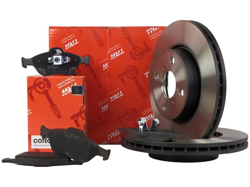 ДИСКИ КОЛОДКИ TRW TOYOTA YARIS II С 2006 ГОДА ПЕРЕДНИЕ