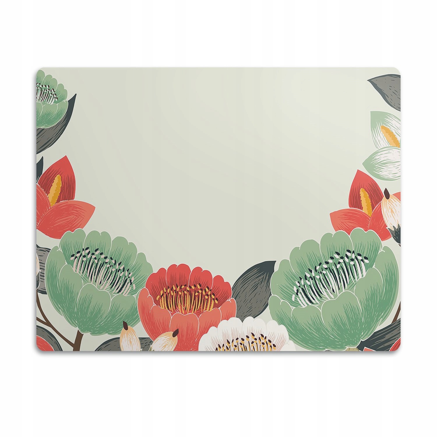 Ochranná podložka pod misky Jarní květiny 60x40 cm