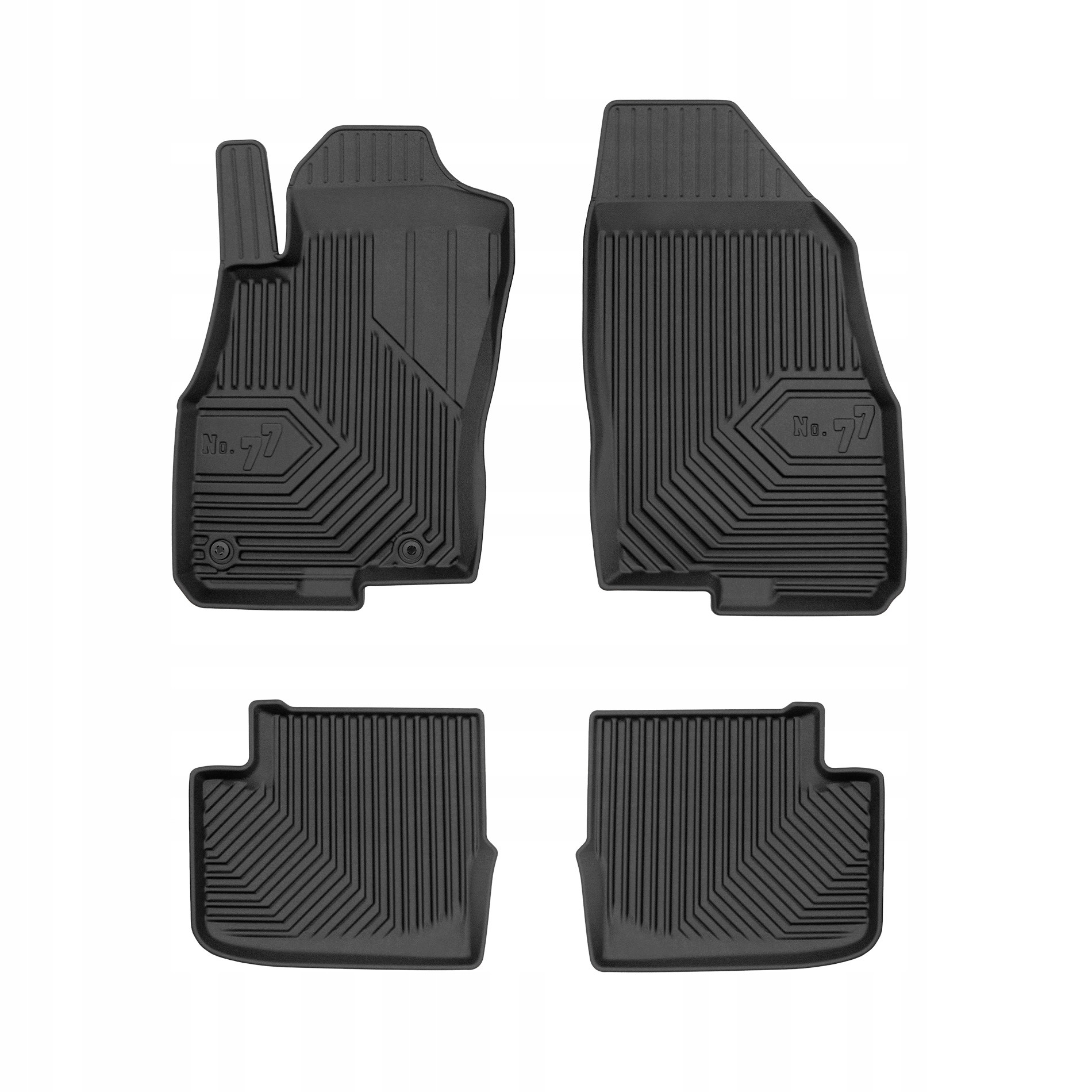 Gumové autokoberce č.77 pro vůz Fiat Punto Evo 2009-2012