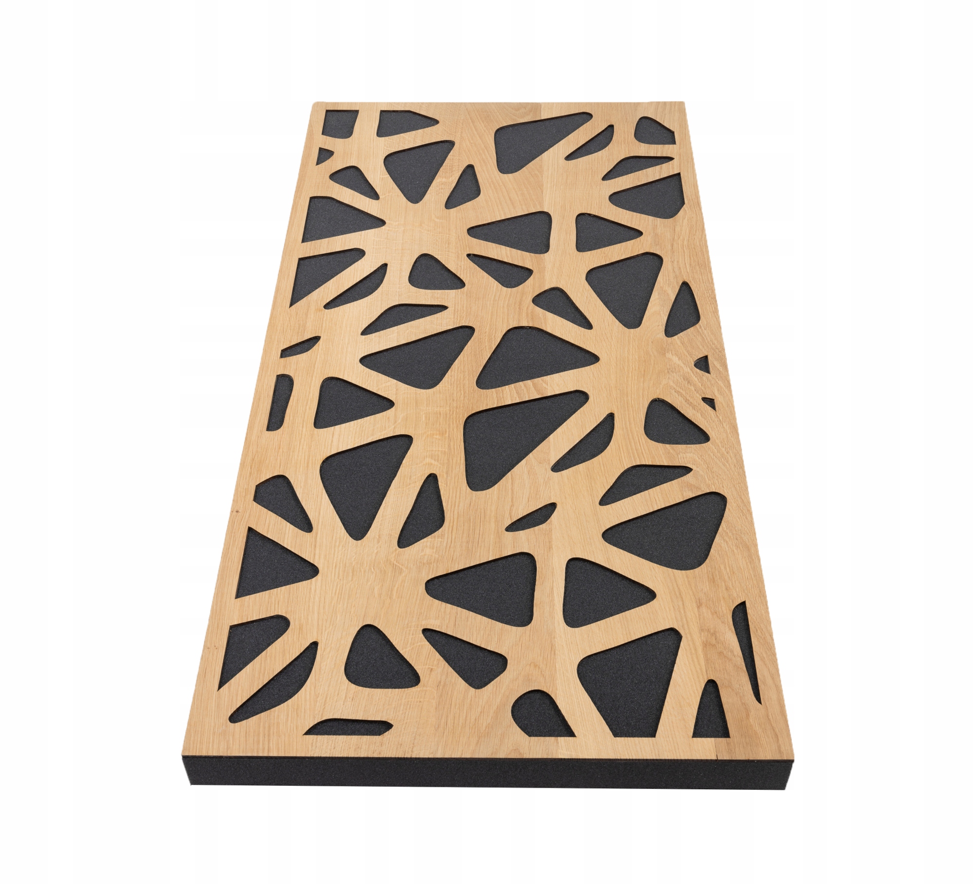 Dekorativní akustická absorpční obrazovka 50 x 100 cm, 6 cm panel, vzor dub