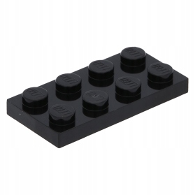 

Lego Płytka 2 x 4 Czarna Black 3020 Nowa