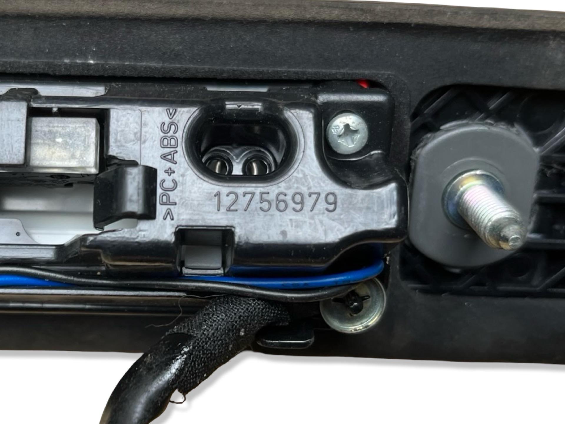 handle button mikrostyk bonnet Saab 9-5 2nd facelift 2009 12756979