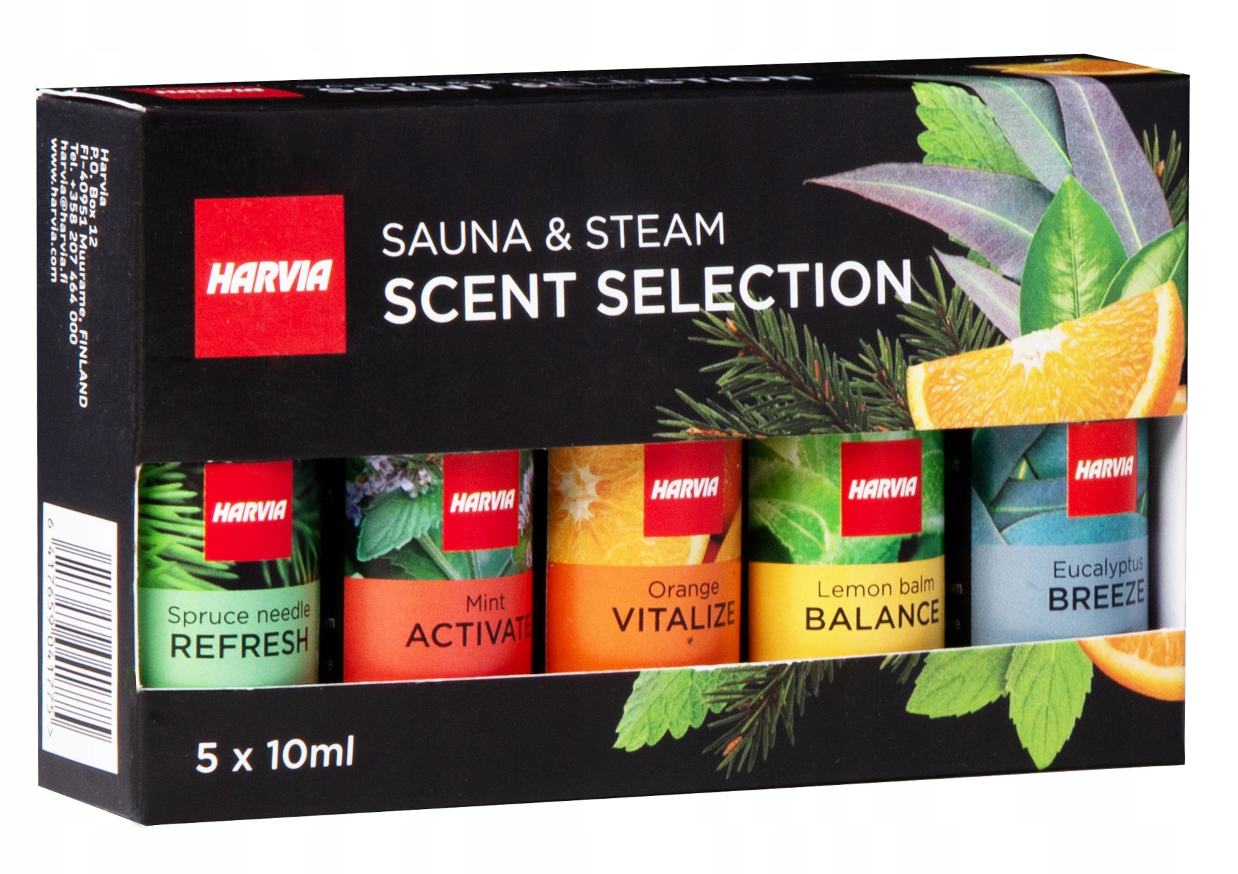 Sauna Zestaw Olejków Harvia 5 X 10 ML