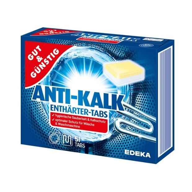 GG Odkamieniacz do pralek Anti-Kalk 51 tab DE