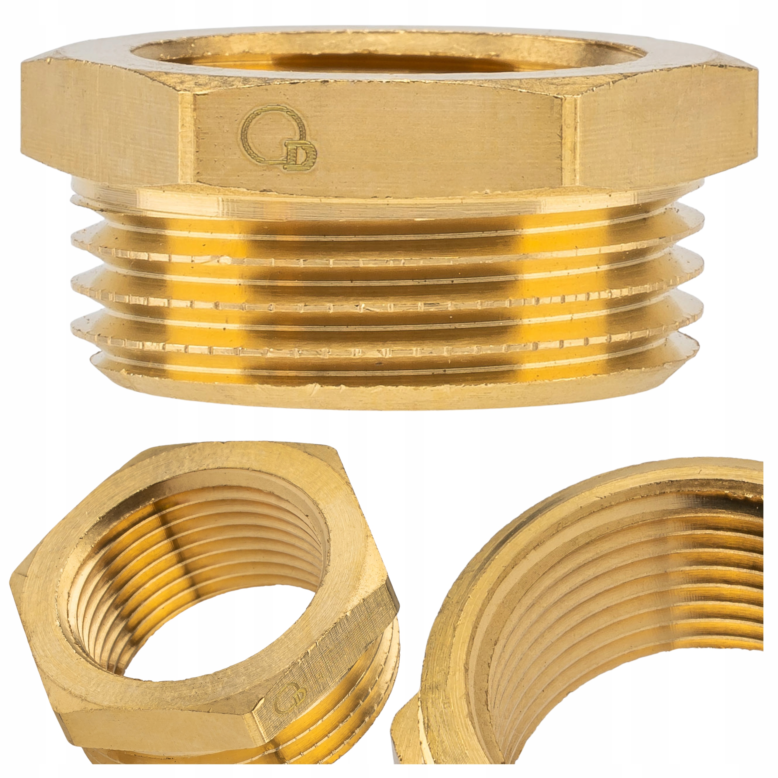 Редуктор наружный внутренний латунный 3/4