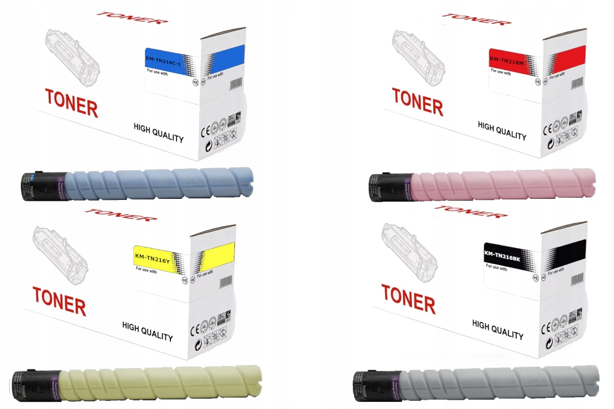 

4x Toner do Konica Minolta Bizhub C220 C280 C360