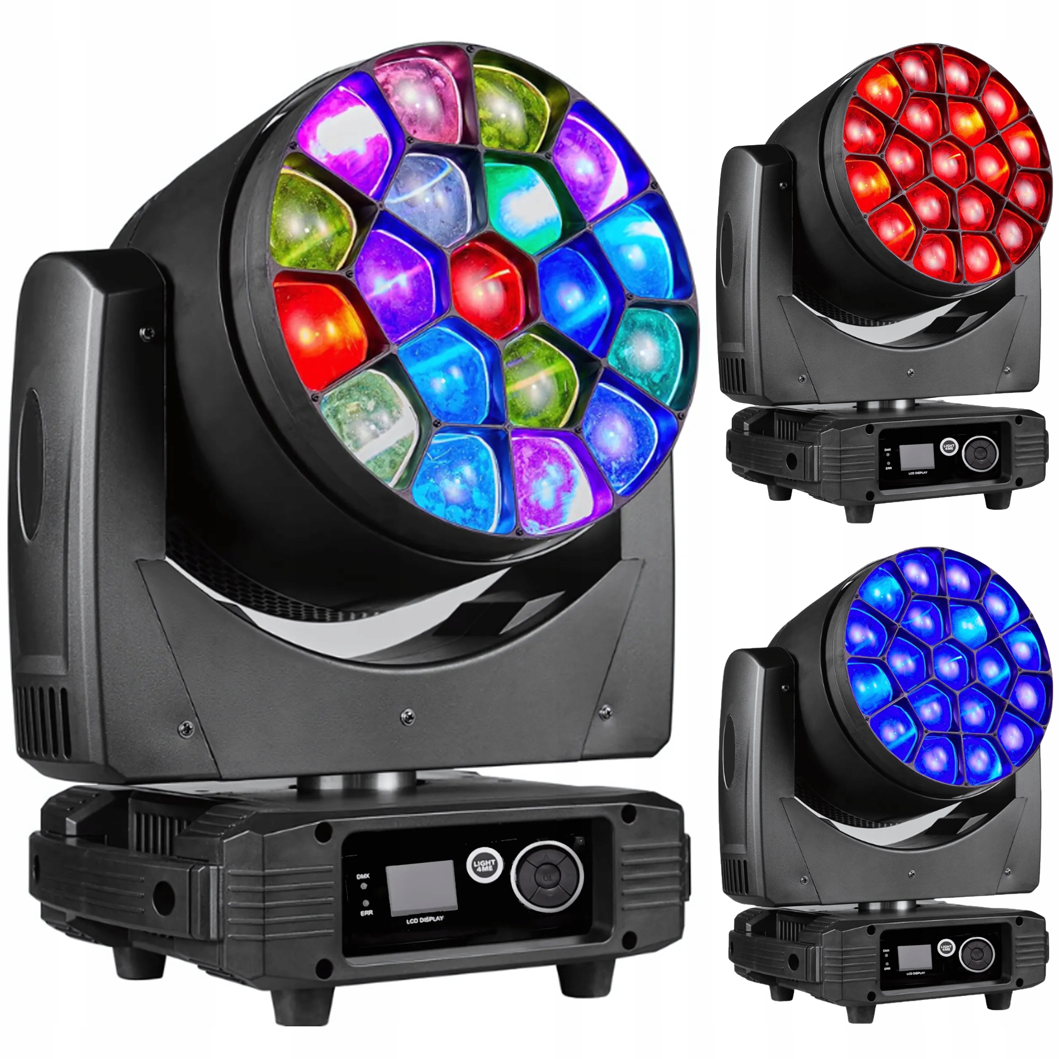 LIGHT4ME Galaxy Mkii głowica ruchoma Led 19x15W Led Rgbw